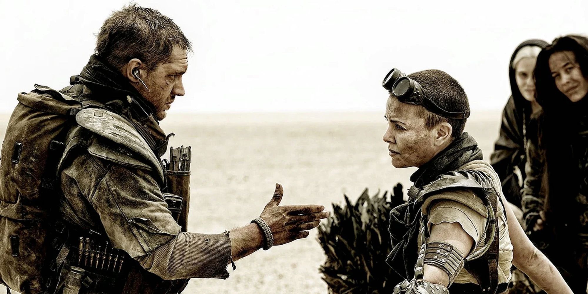 Tom Hardy and Charlize Theron went at one another while filming Mad Max Fury Road