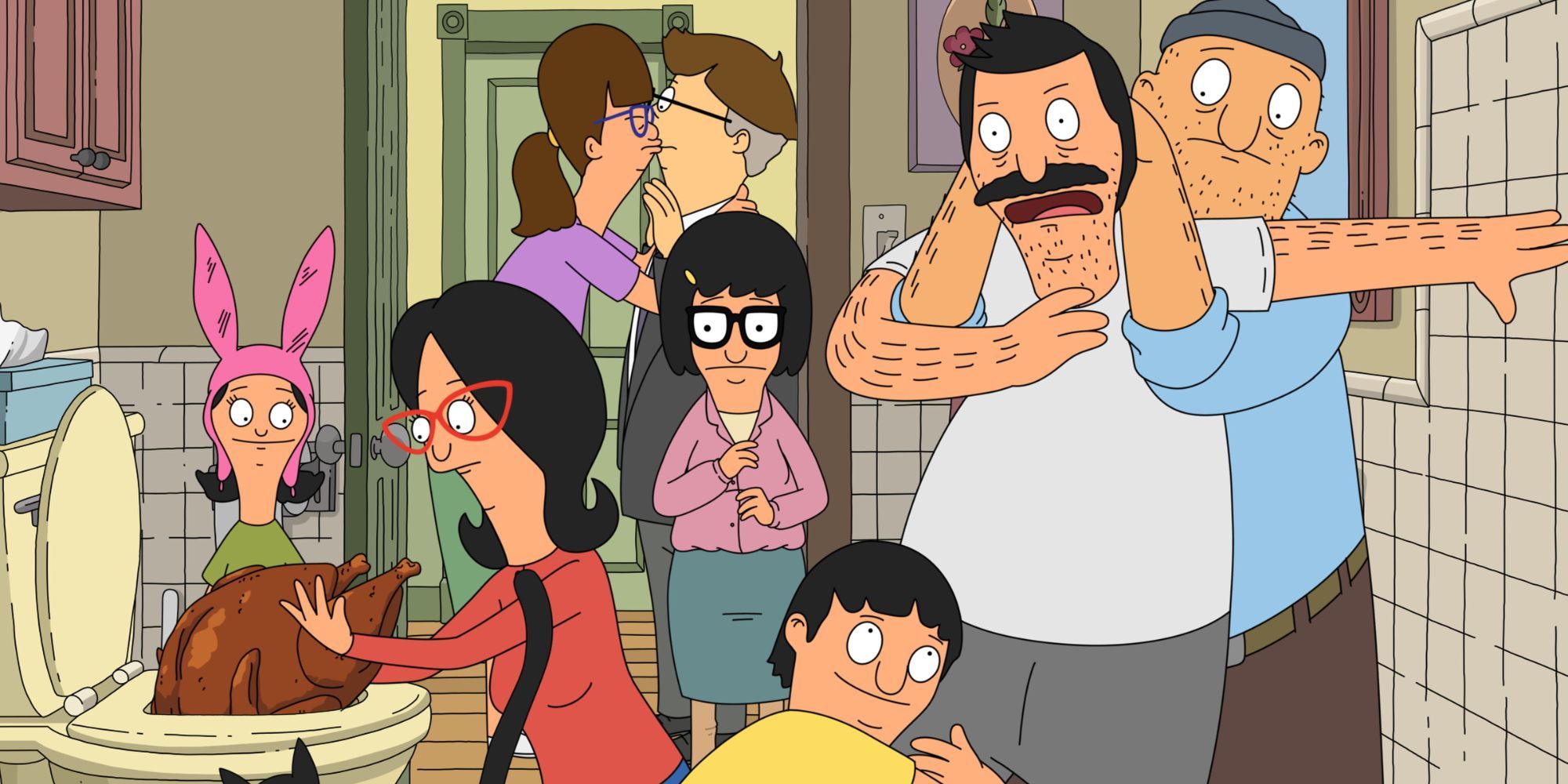 Discovering the turkey in the toilet