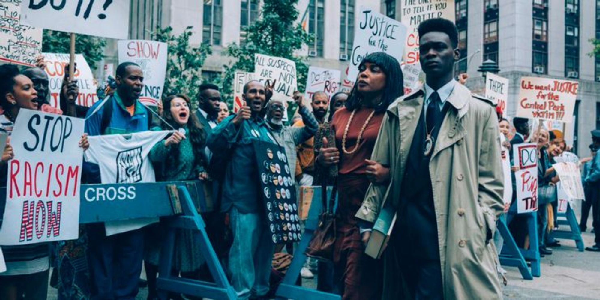 Aunjanue Ellis and Ethan Herisse in When They See Us