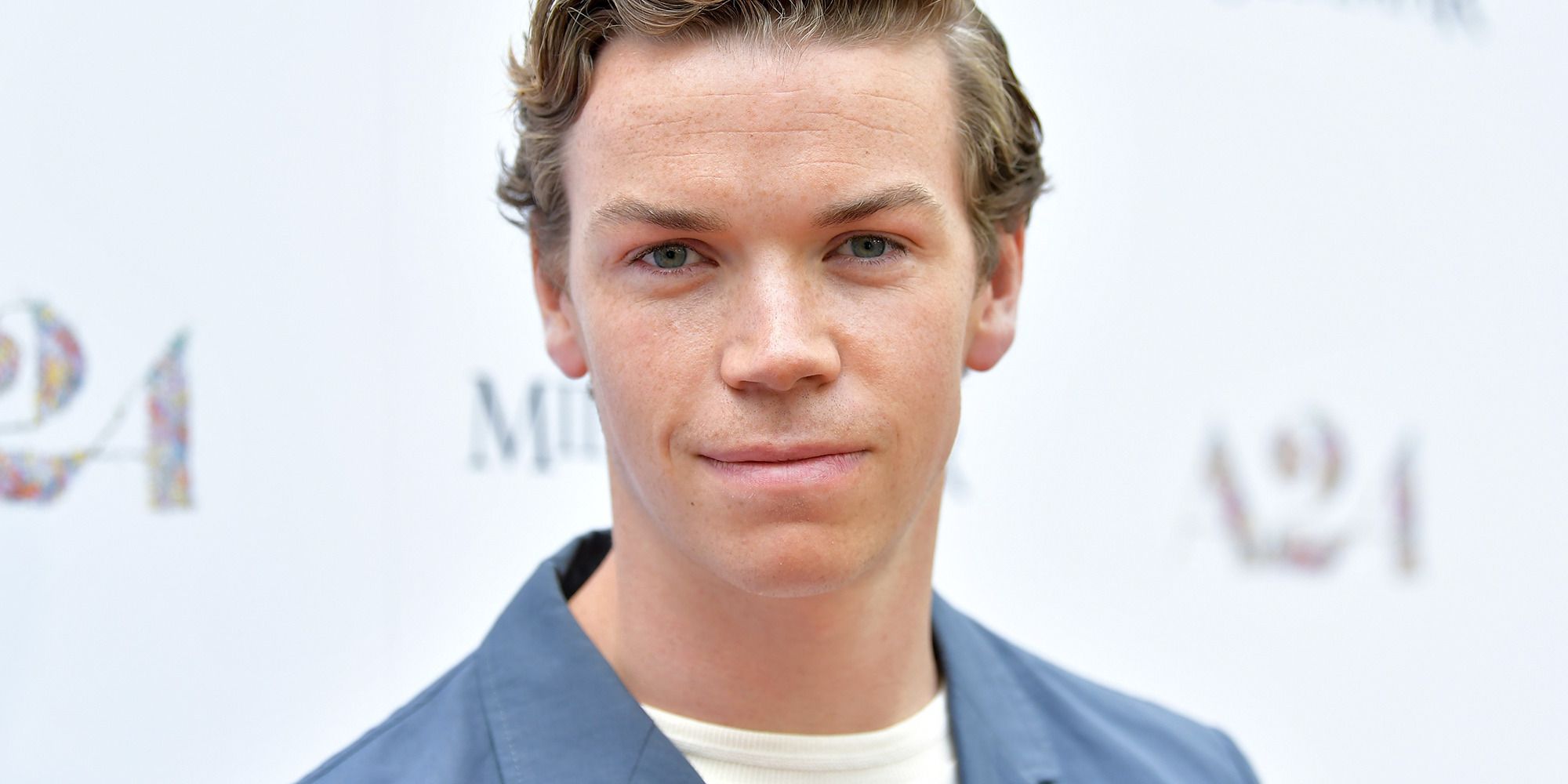 actor Will Poulter at the premiere of "Midsommar"