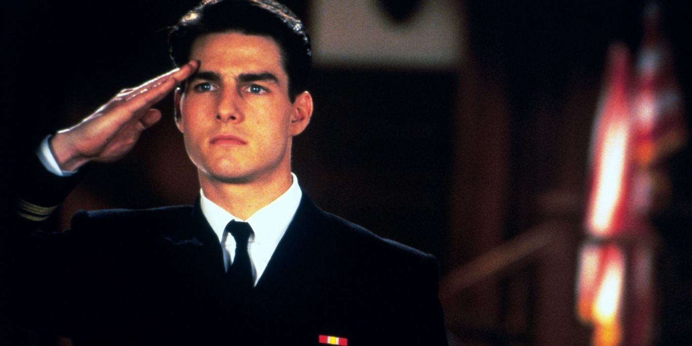 Tom Cruise como tenente Daniel Kaffee em A Few Good Men
