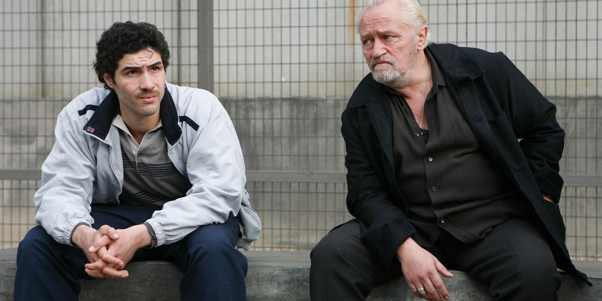 Tahar Rahim and Niels Arestrup in A Prophet