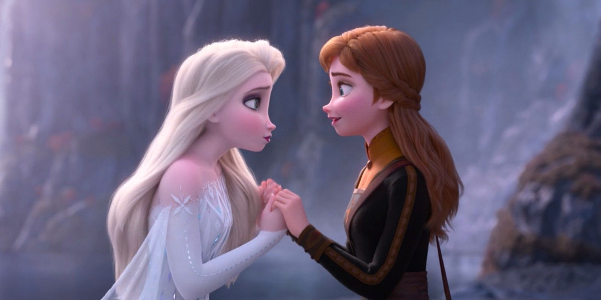Anna et Elsa dans Frozen 2