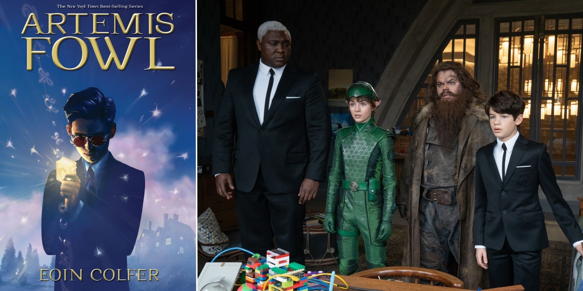 Eoin Colfer's Artemis Fowl YA novel and the movie adaptation