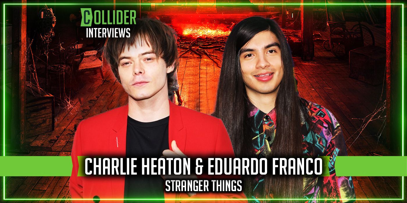 Charlie Heaton and Eduardo Franco Stranger Things social