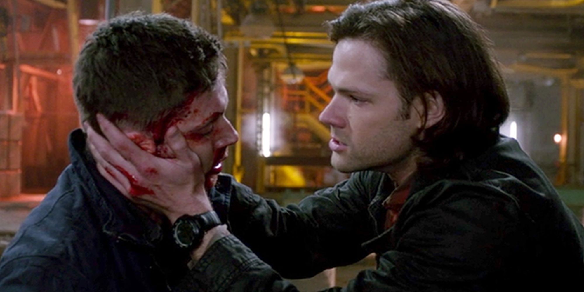 dean dying in sam's arms in spn