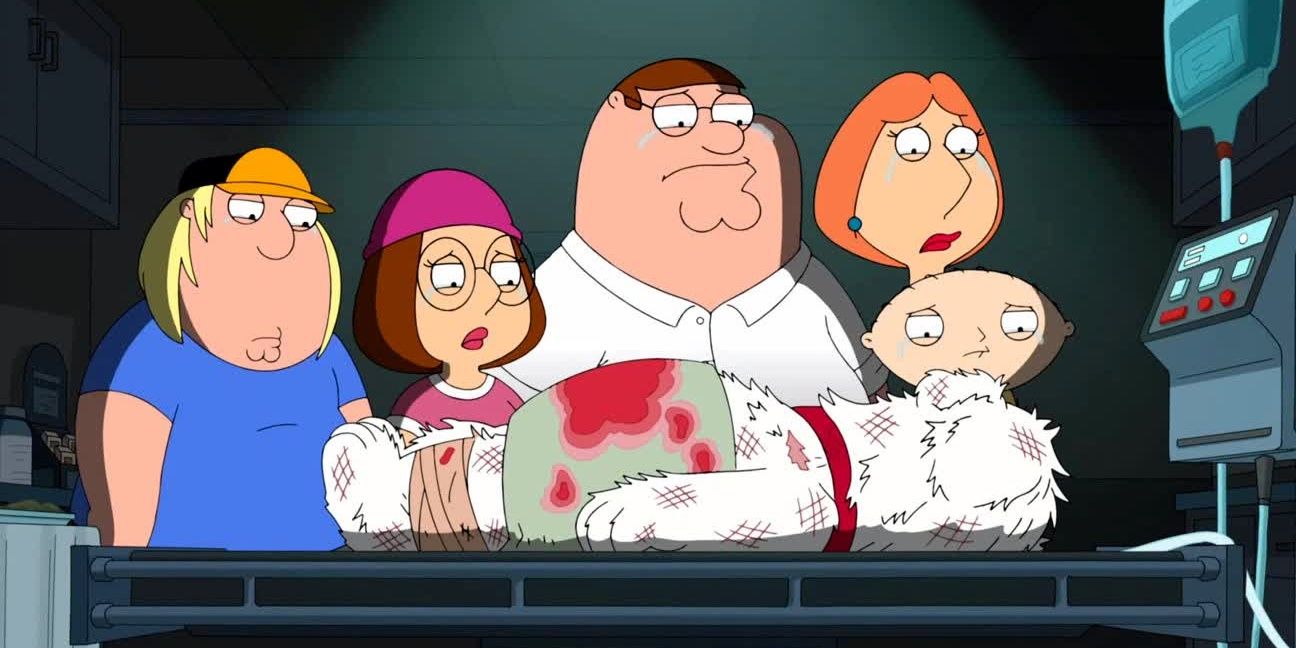 Family Guy, Griffins Crying over Brian body