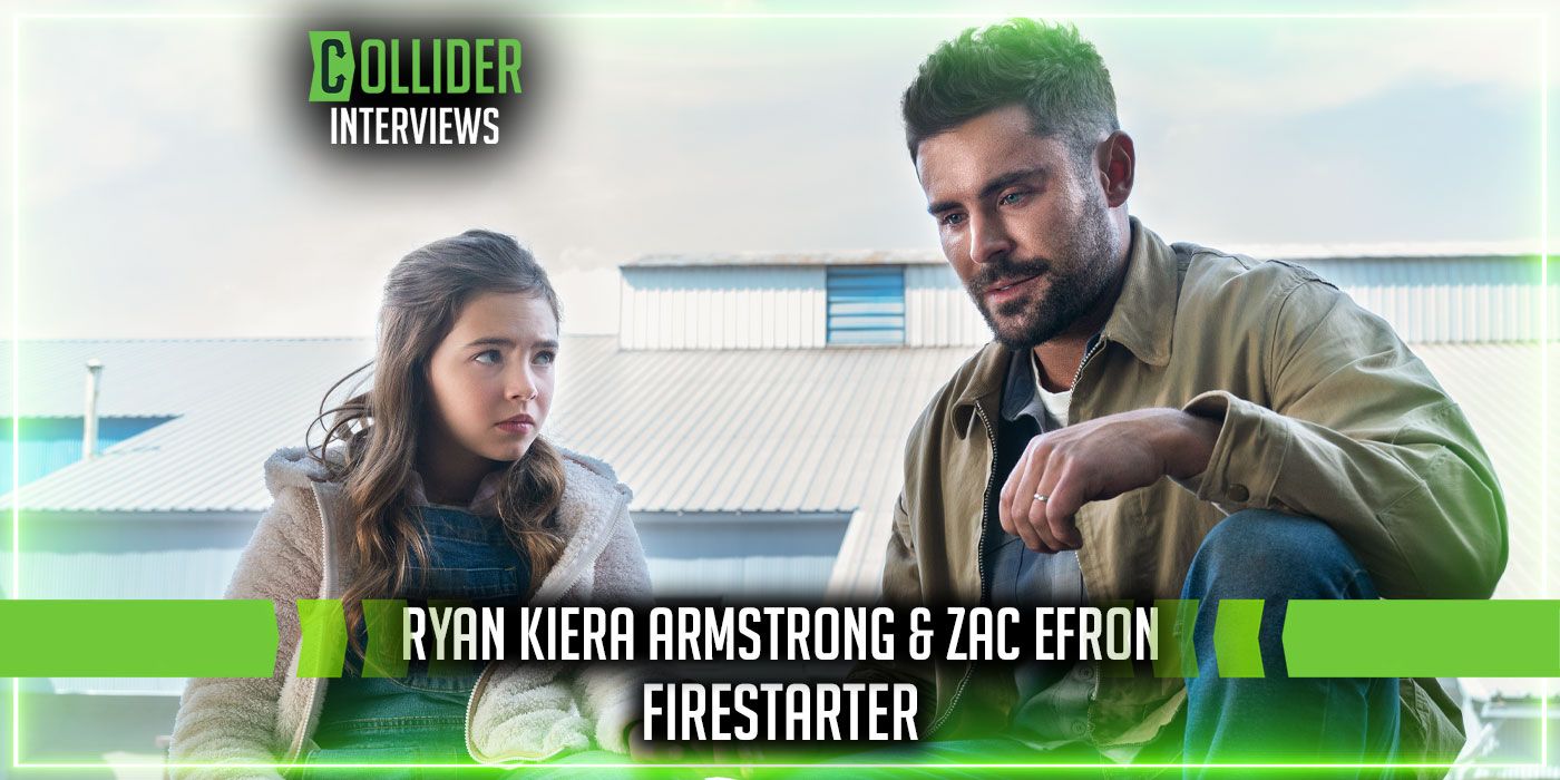 Zac Efron and Ryan Kiera Armstrong Talk Firestarter