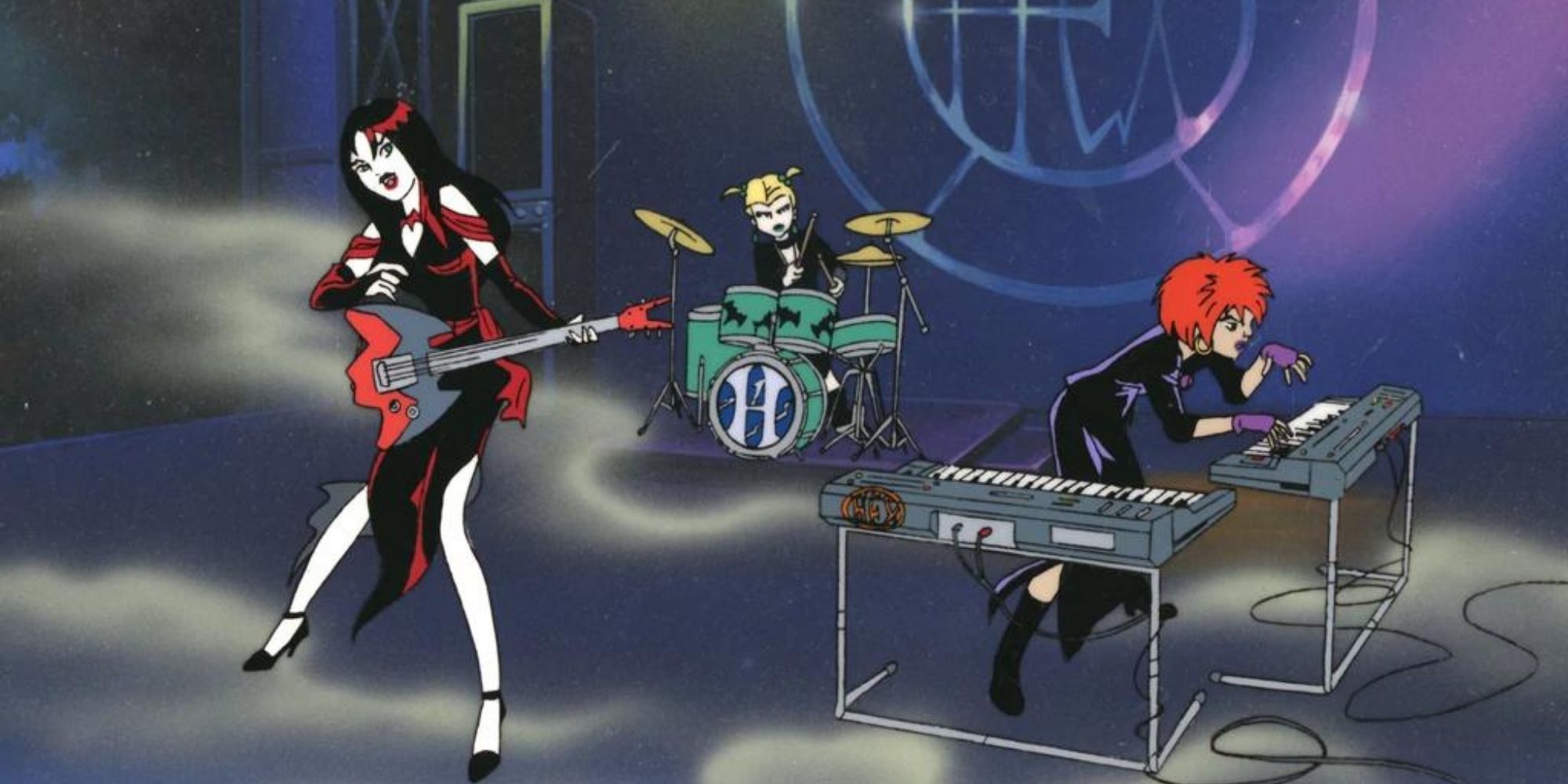 The Hex Girls concert in Scooby Doo and the Witchs Ghost