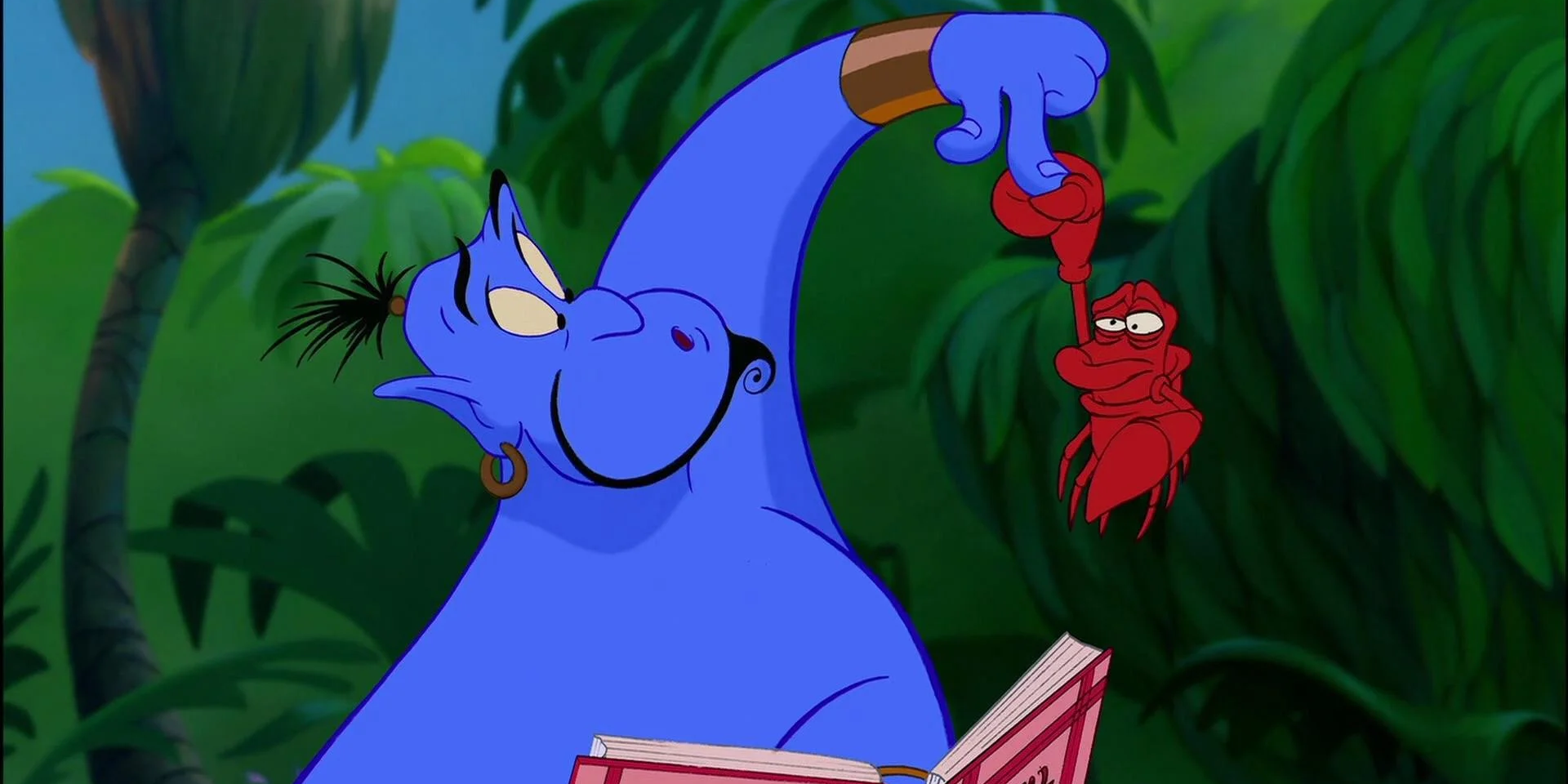 Sebastian with Genie in Aladdin