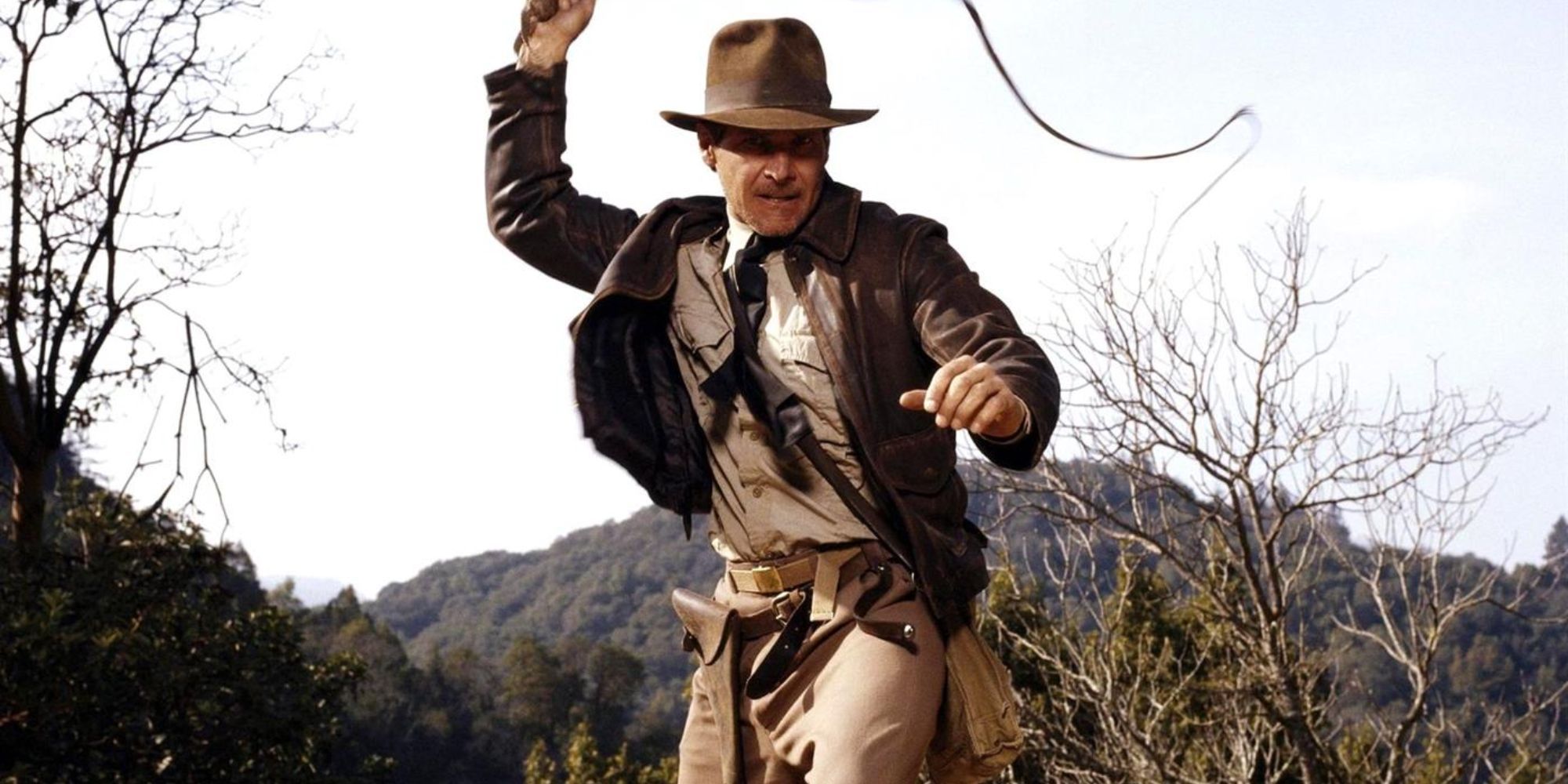 Harrison Ford sebagai Indy di Indiana Jones: Raiders of the Lost Ark