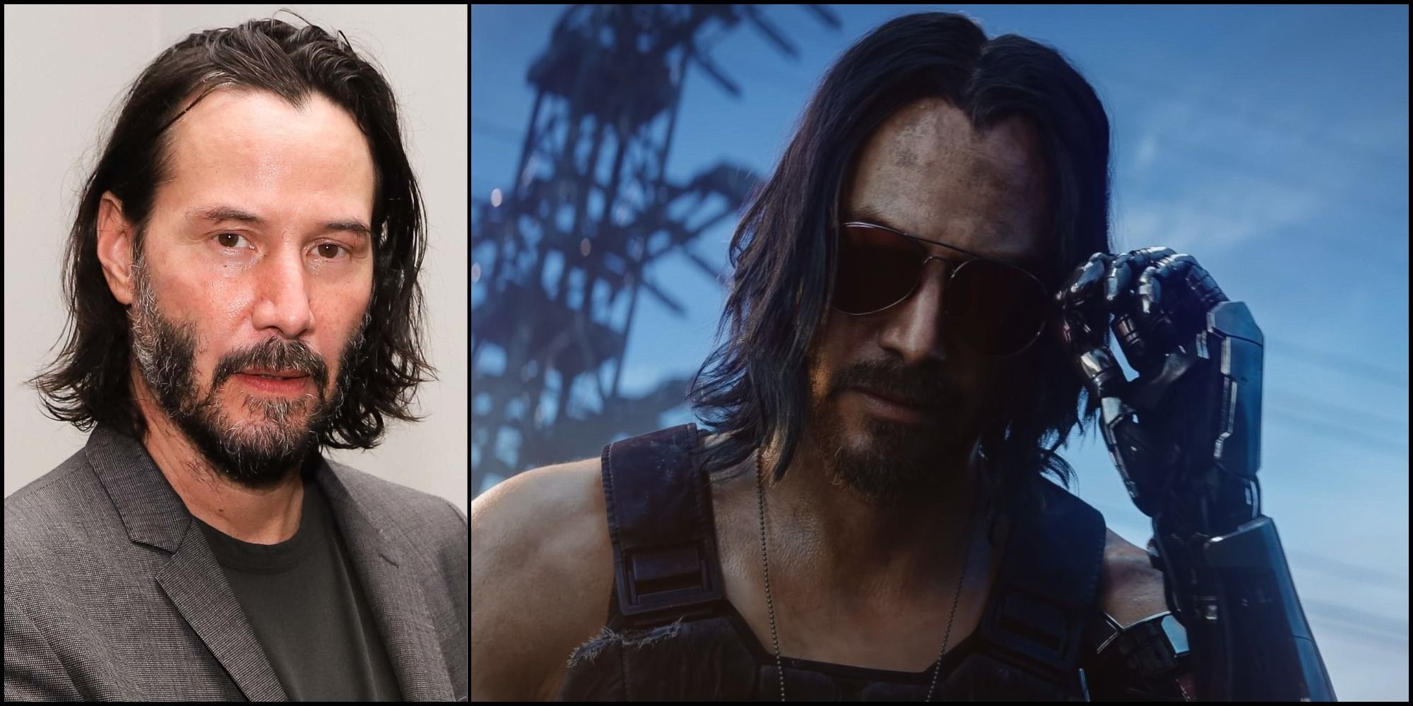Keanu Reeves plays Johnny Silverhand in 'Cyberpunk 2077'