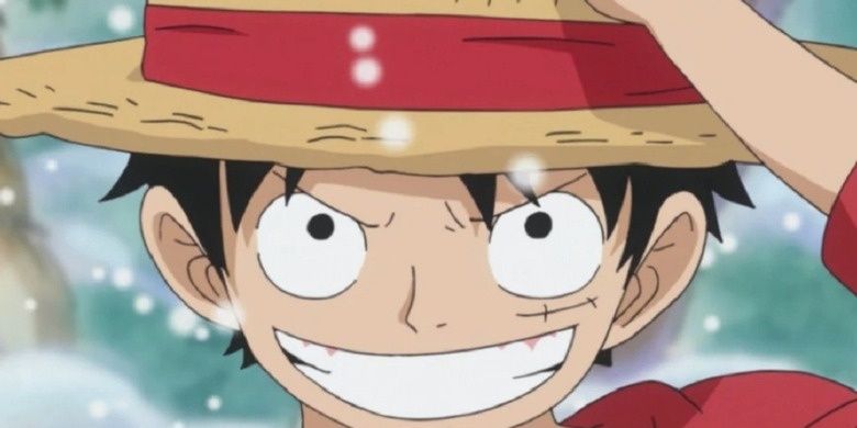 Luffy looking confident 