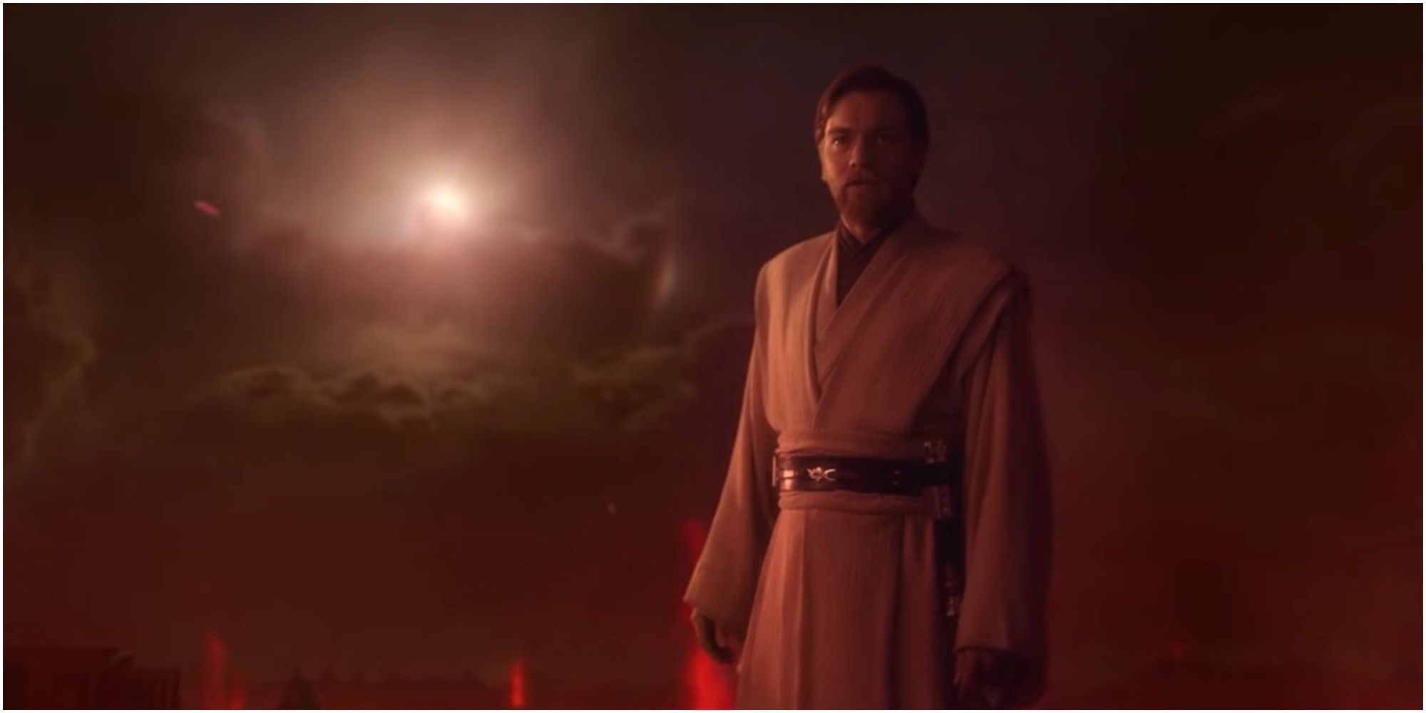 Obi-Wan prepares to face off against Anakin Skywalker