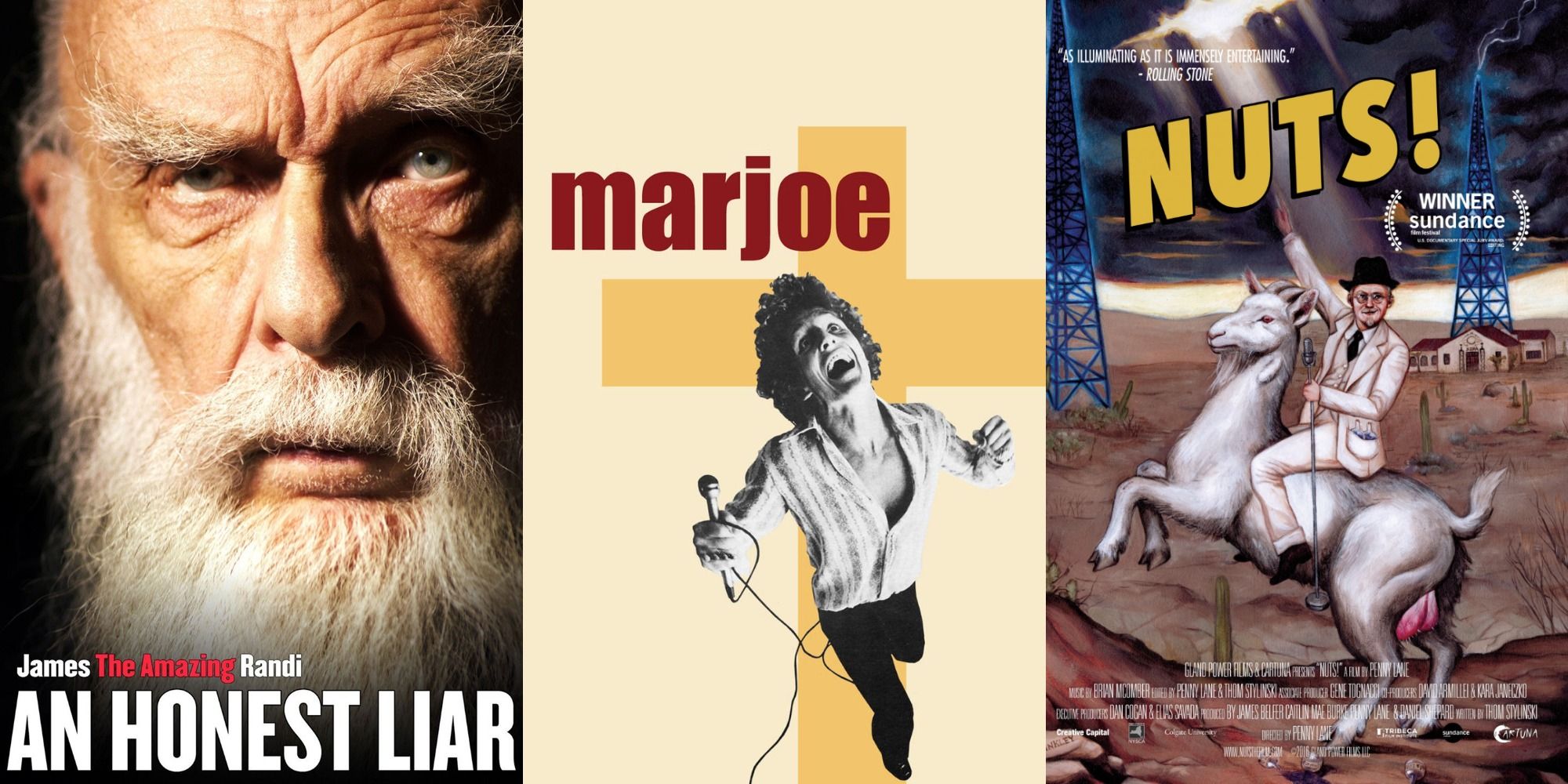 An Honest Liar, Marjoe and Nuts! Posters