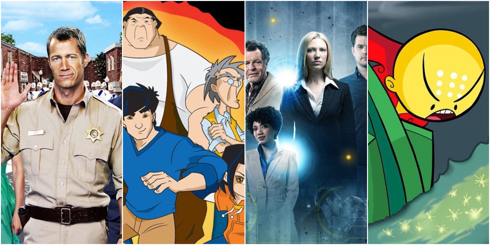 Feature image - Eureka, Jackie Chan Adventures, Fringe, and Xiaolin Showdown