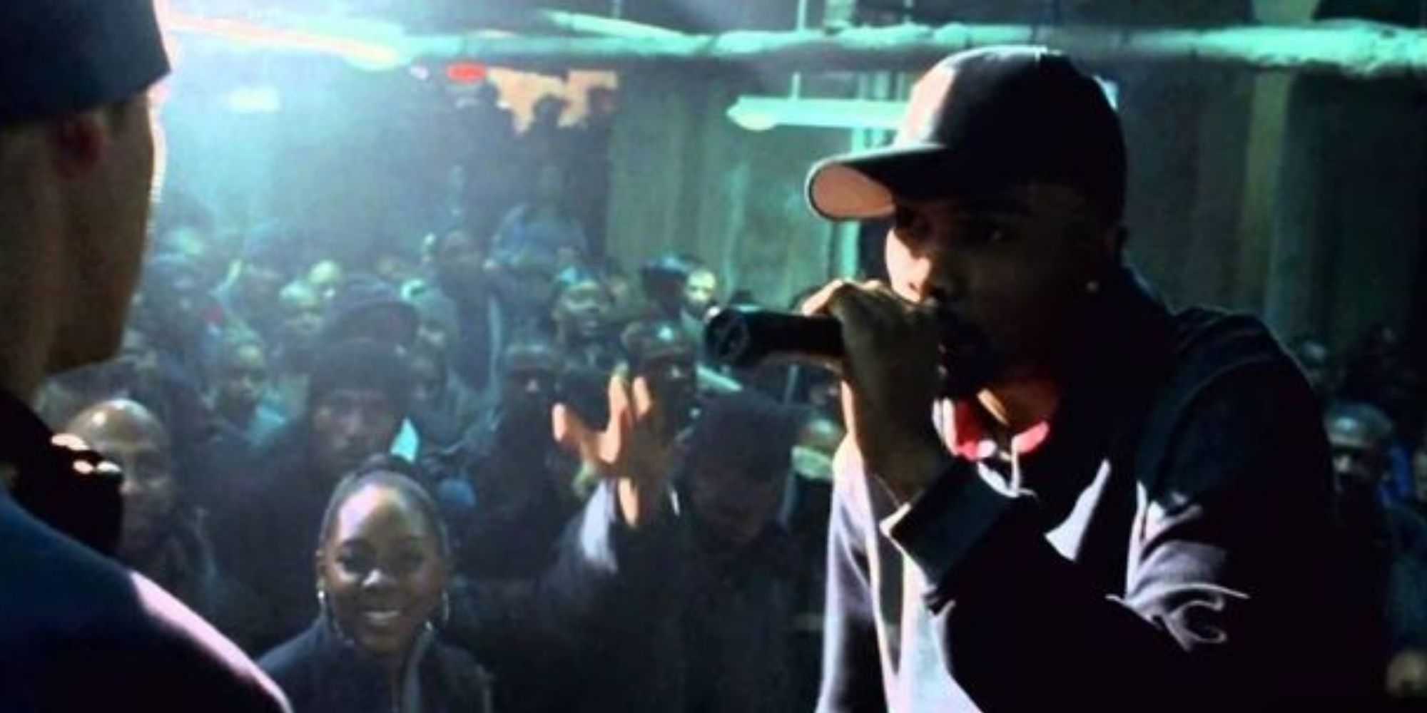 proof in 8 mile rap battle with eminem and crowd