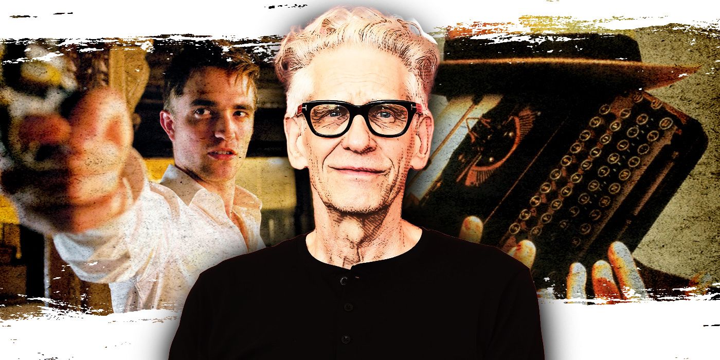 Featured iamge showing David Cronenberg and scenes from his movies.