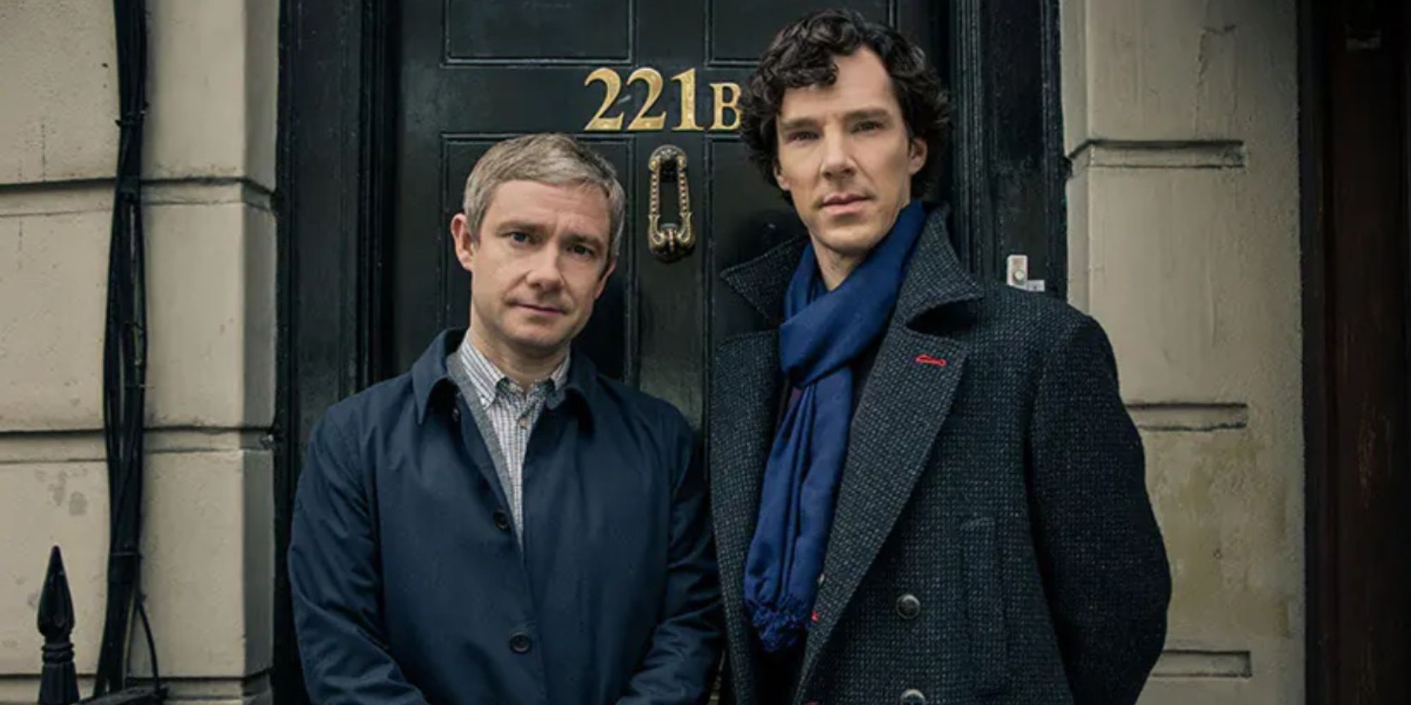 Martin Freeman and Benedict Cumberbatch in Sherlock