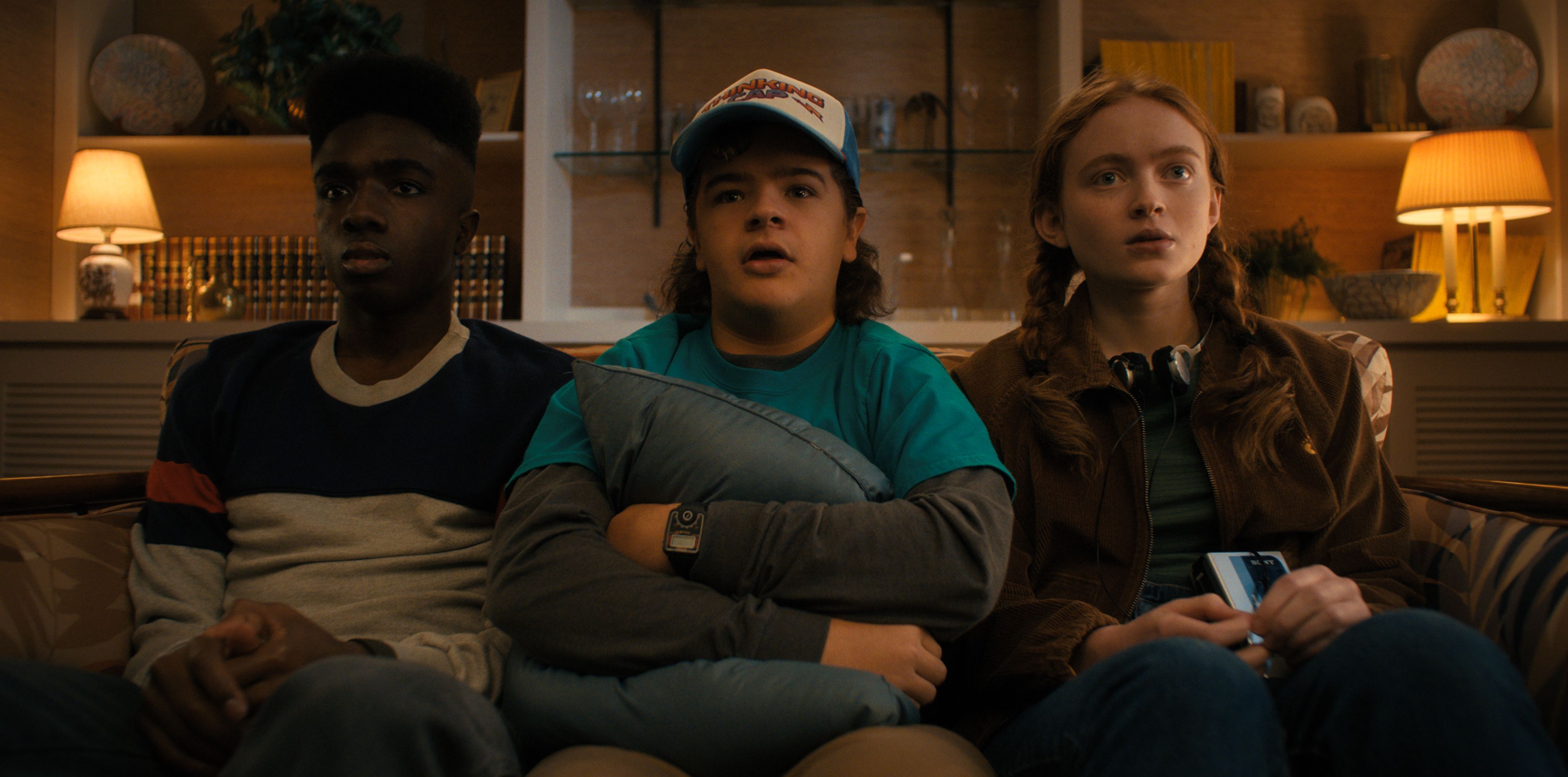 stranger things 4 Sadie Sink Gaten Matarazzo Caleb McLaughlin