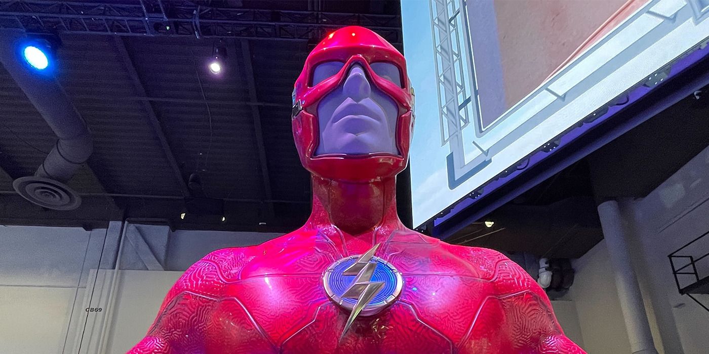 The Flash Movie's New Costume: Exclusive Photos from Licensing Expo