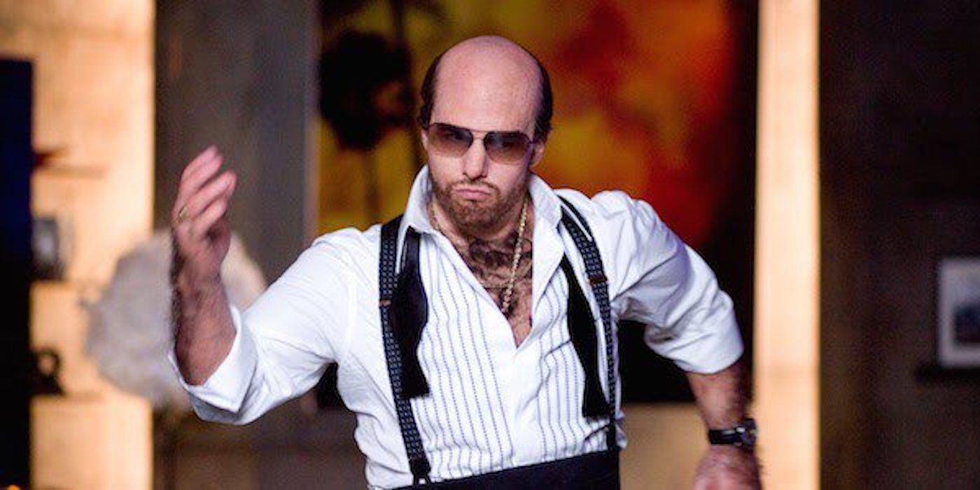 Tom Cruise as Les Grossman dancing in Tropic Thunder