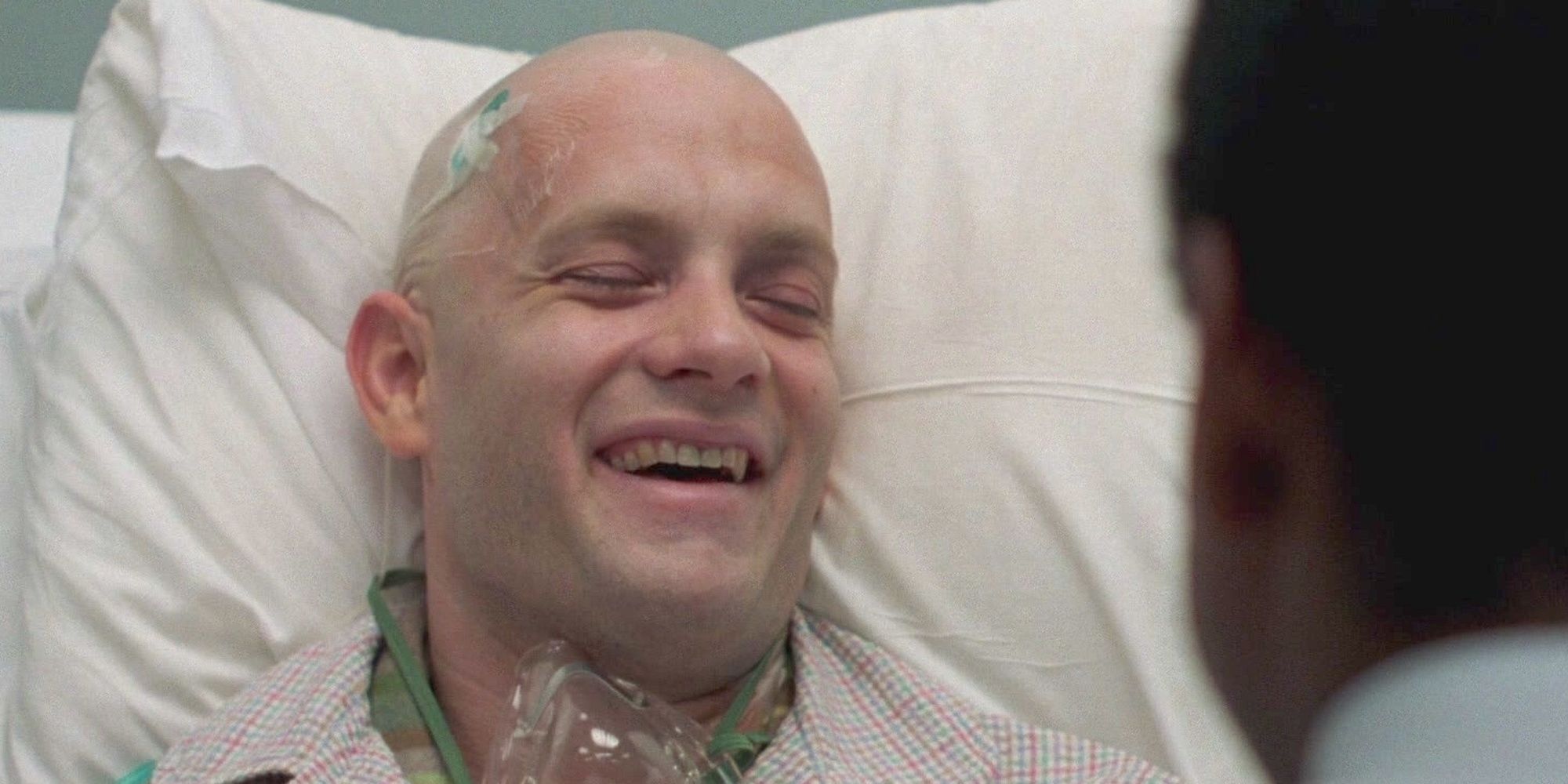 tom hanks in the hospital in the movie philadelphia 