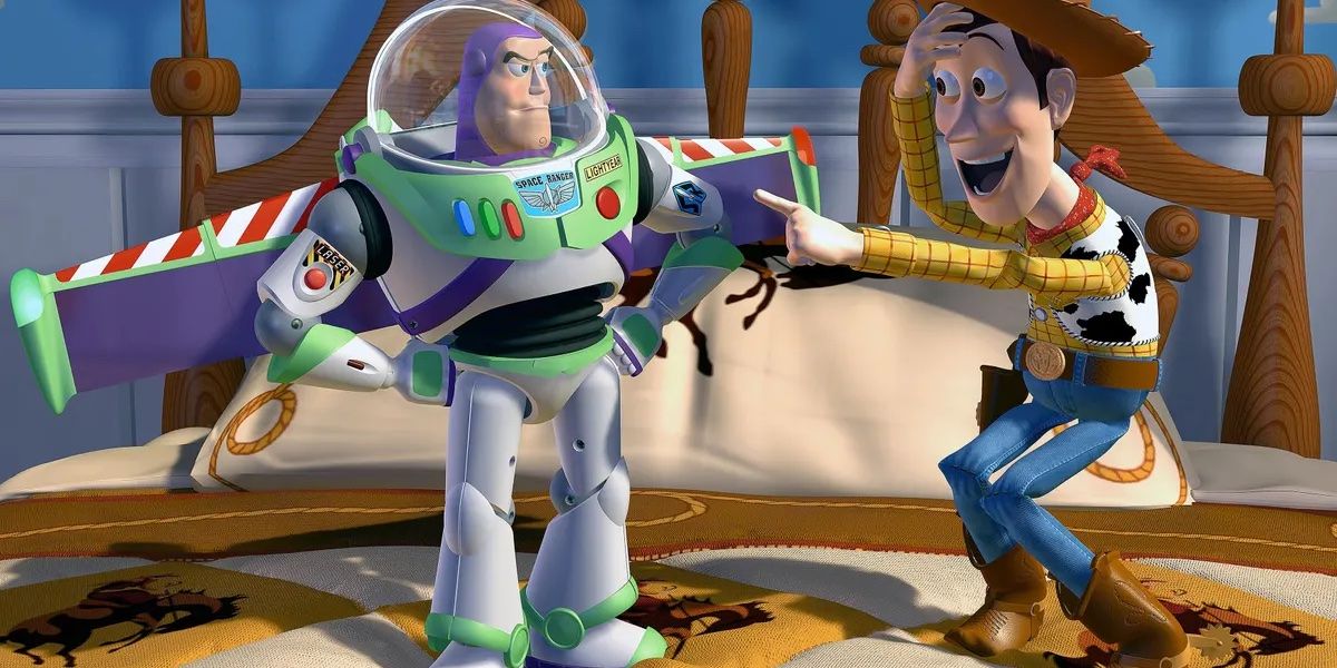 toy story image woody buzz