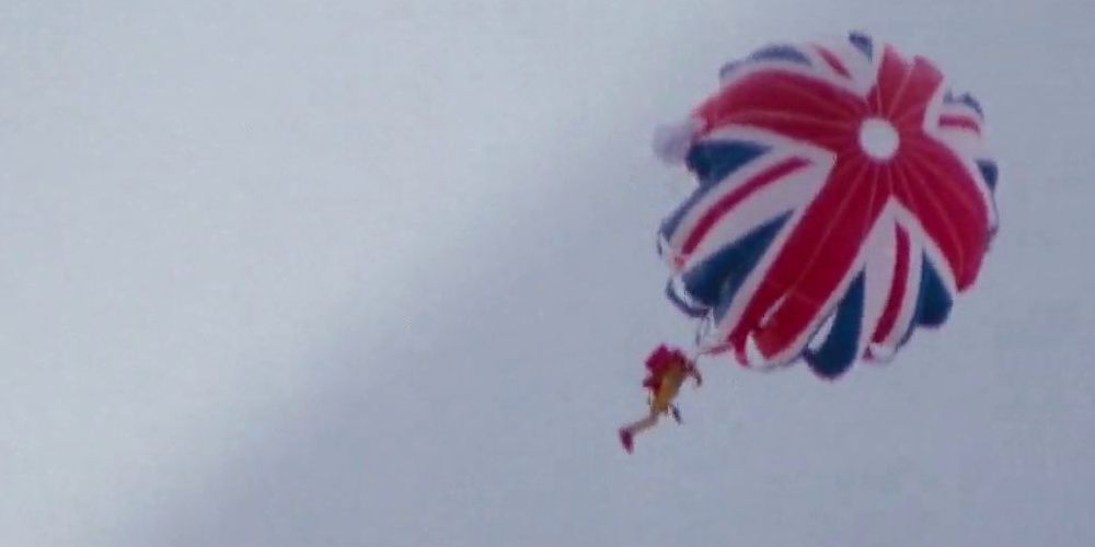 James Bond Union Jack Parachute The Spy Who Loved Me