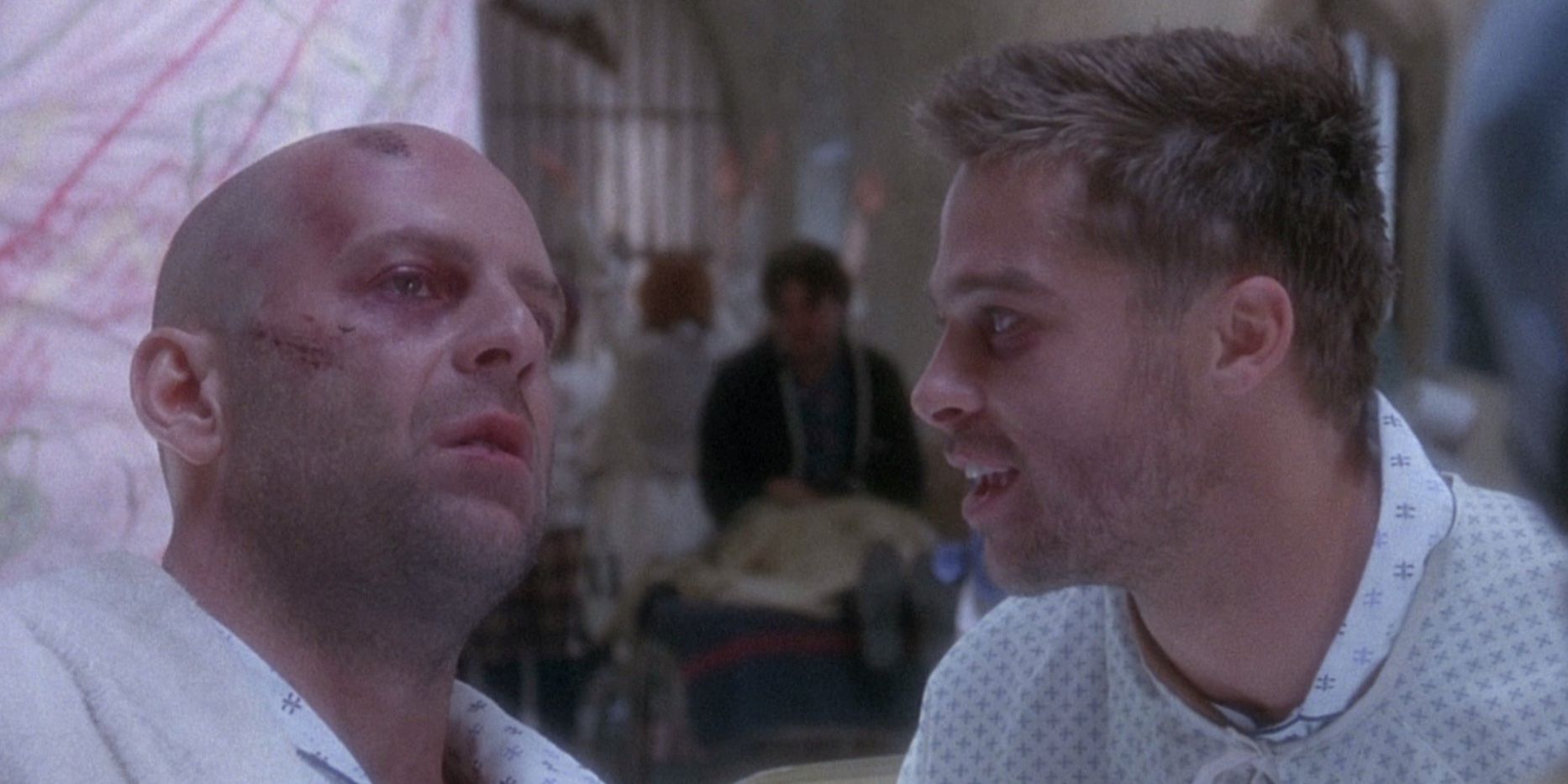 Bruce Willis and Brad Pitt in &lsquo;12 Monkeys&rsquo;