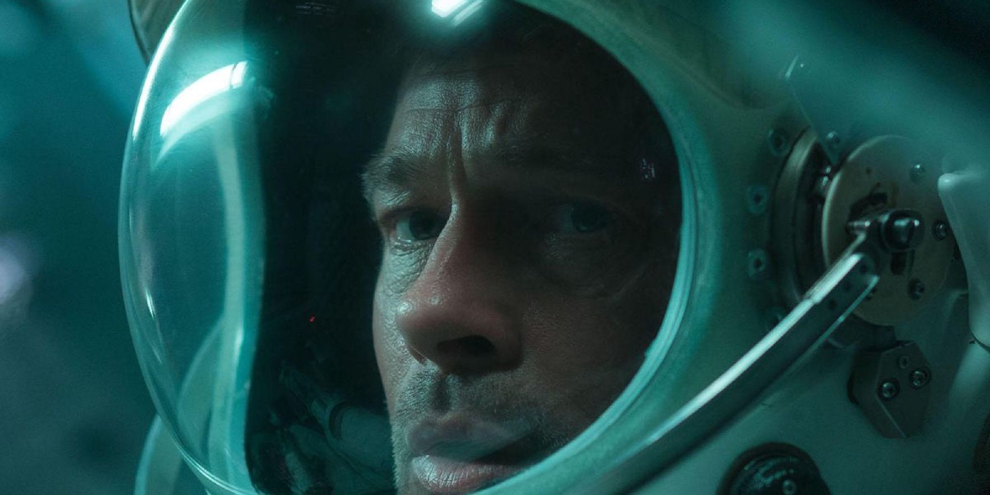 Brad Pitt in his space suit in Ad Astra.