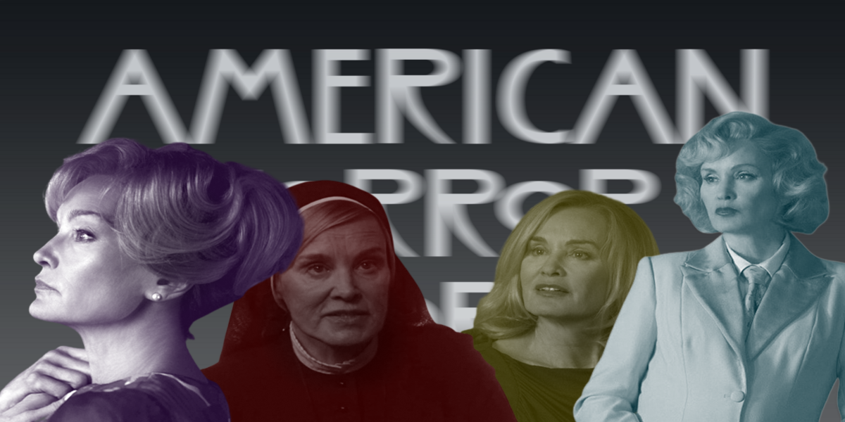 Compilation of Jessica Lange's characters throughout American Horror Story