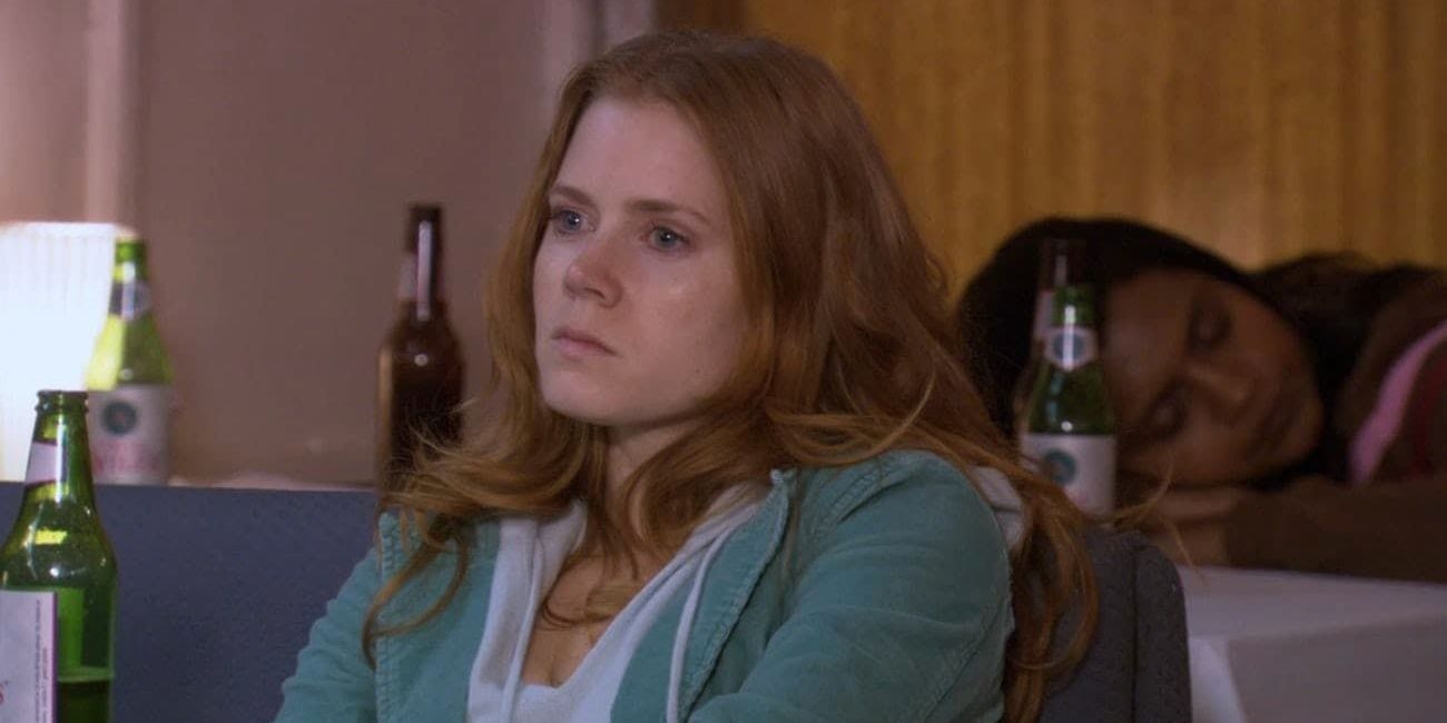 Amy Adams as Katy in The Office, just dumped by Jim