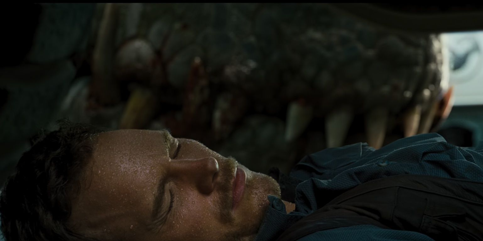 Chris Pratt in 'Jurassic World'