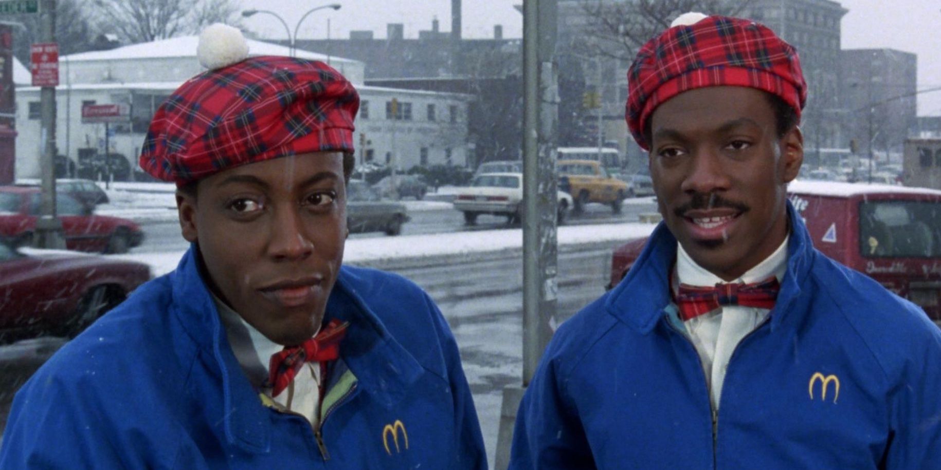 Eddie Murphy and Arsenio Hall in 'Coming to America'
