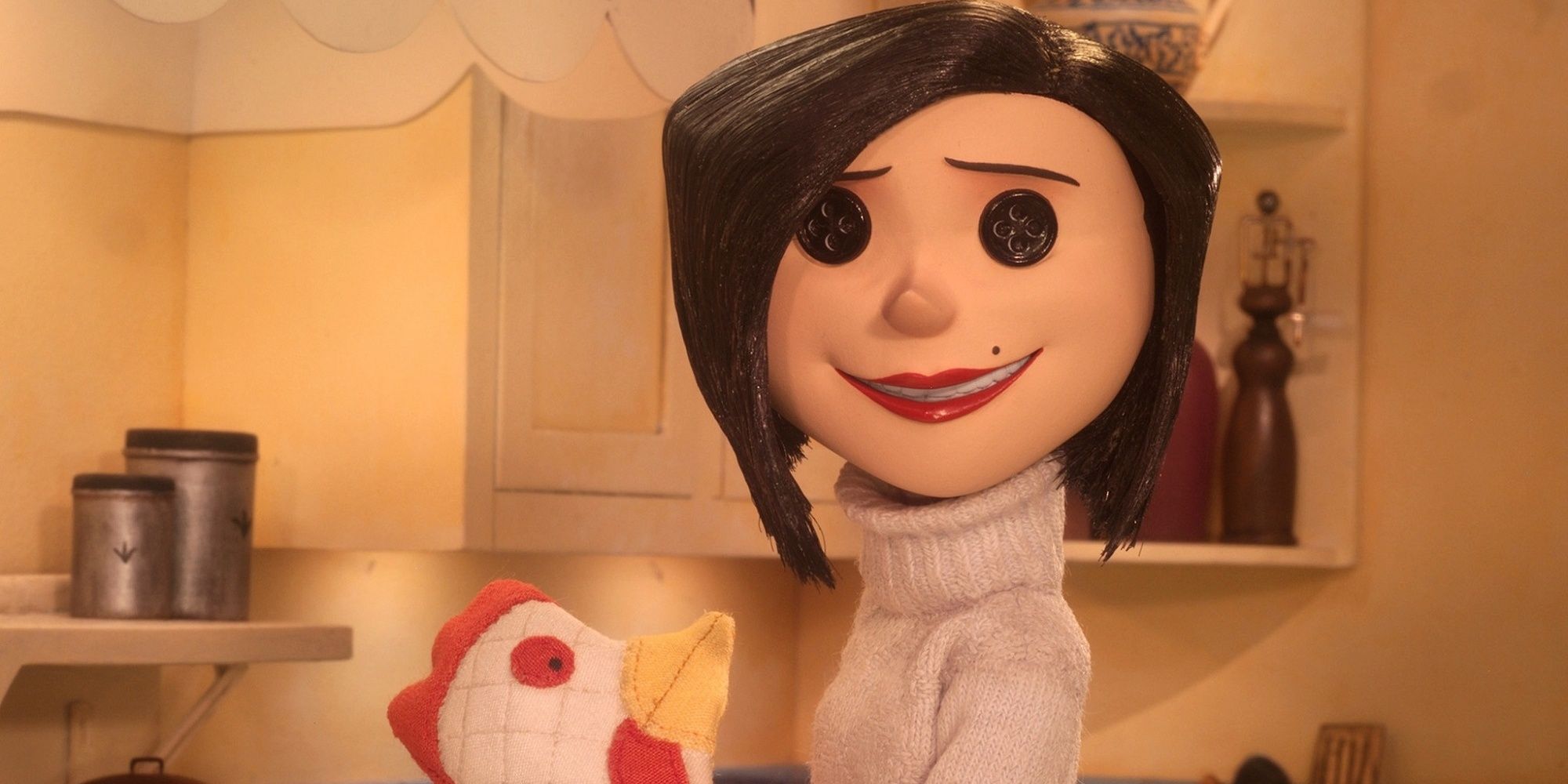 Other Mother in the kitchen in Coraline.