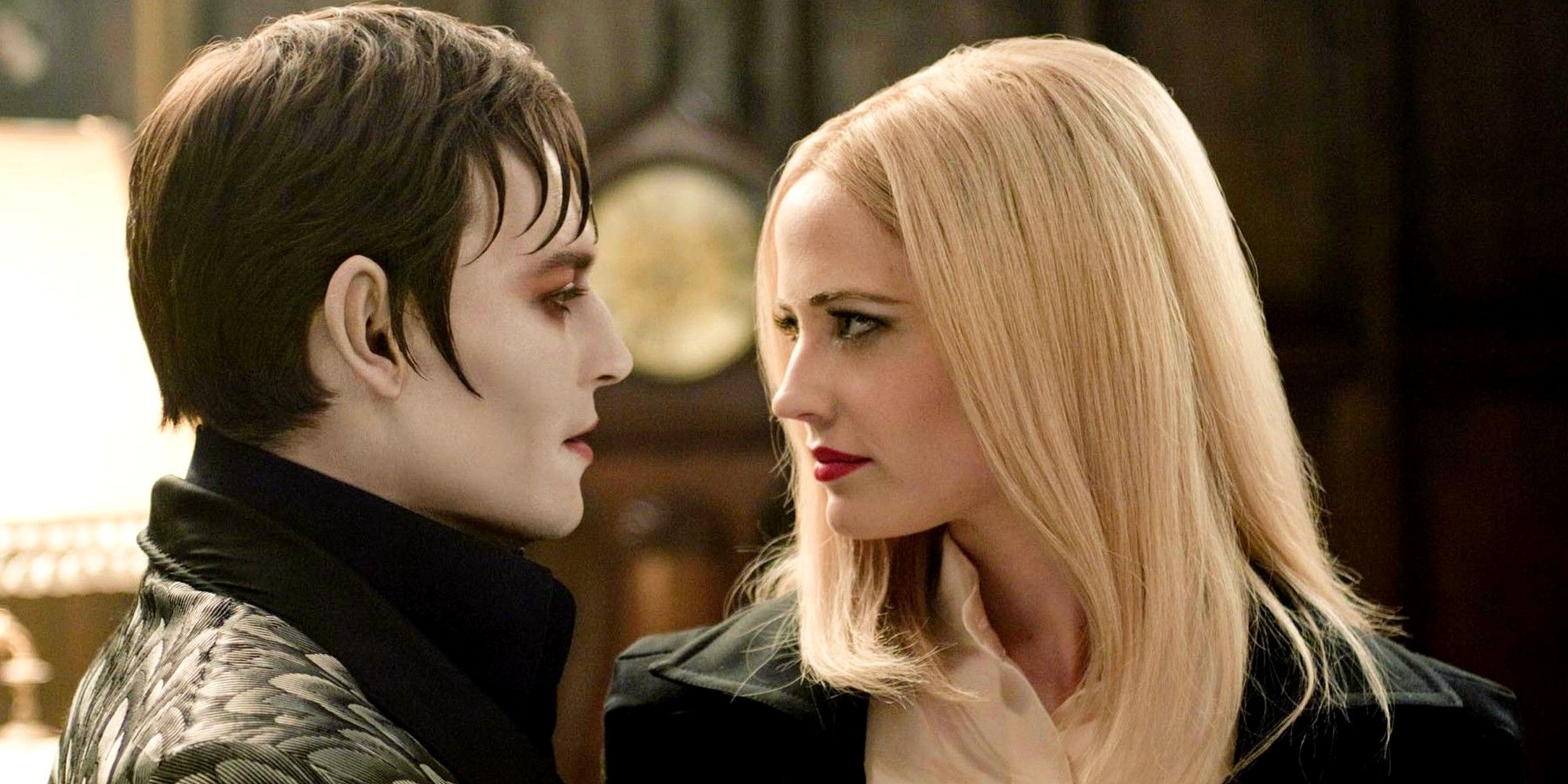 Johnny Depp and Eva Green in Dark Shadows