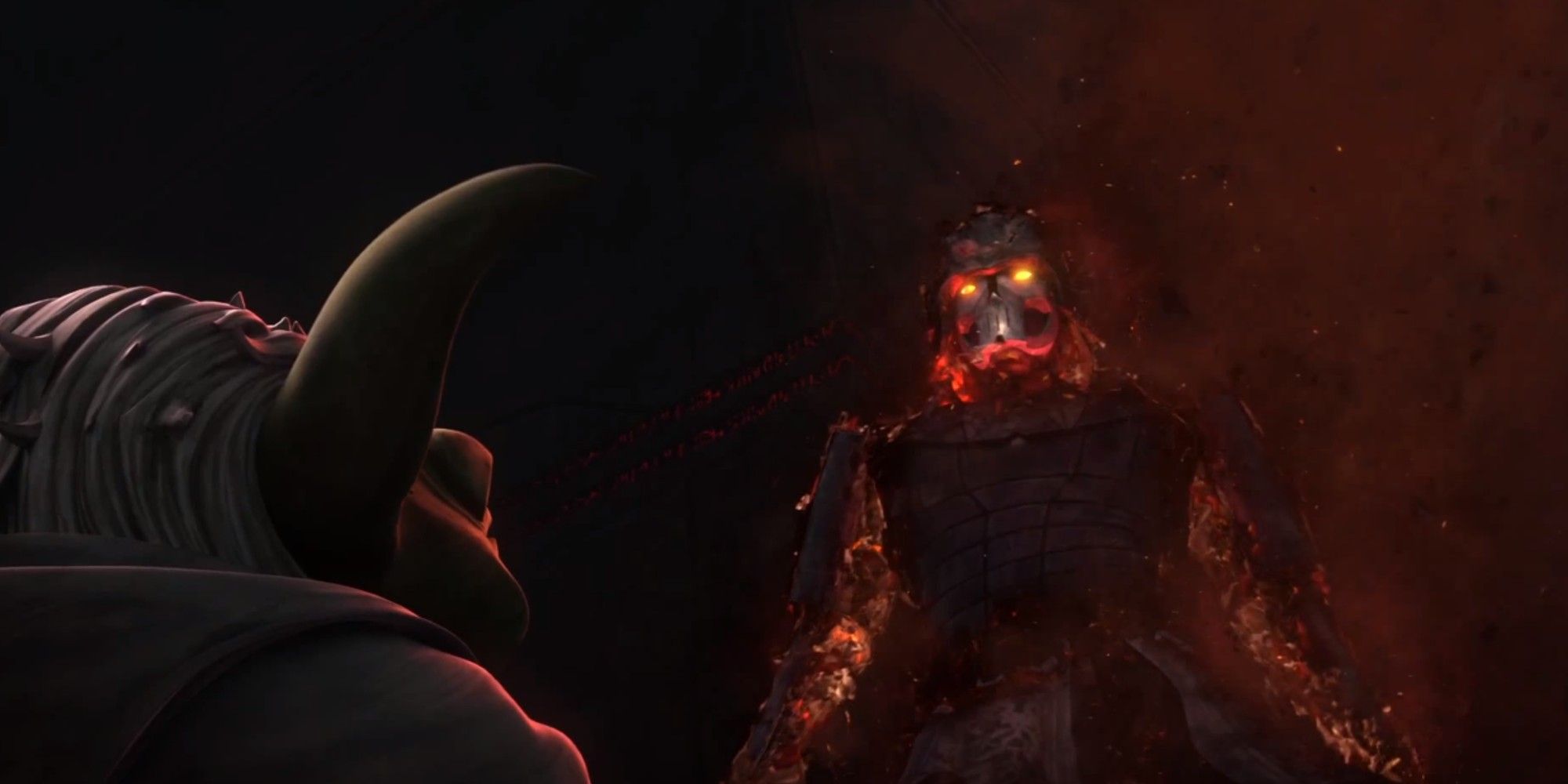 Darth Bane y Yoda de Star Wars: The Clone Wars