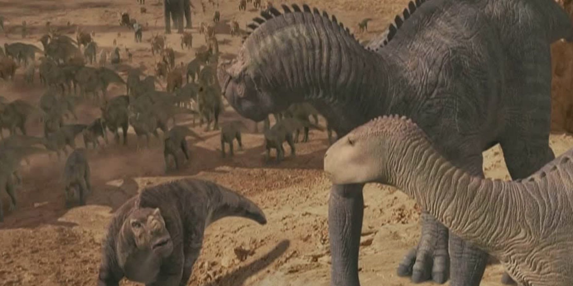 Dinosaurs in the film 'Dinosaur'