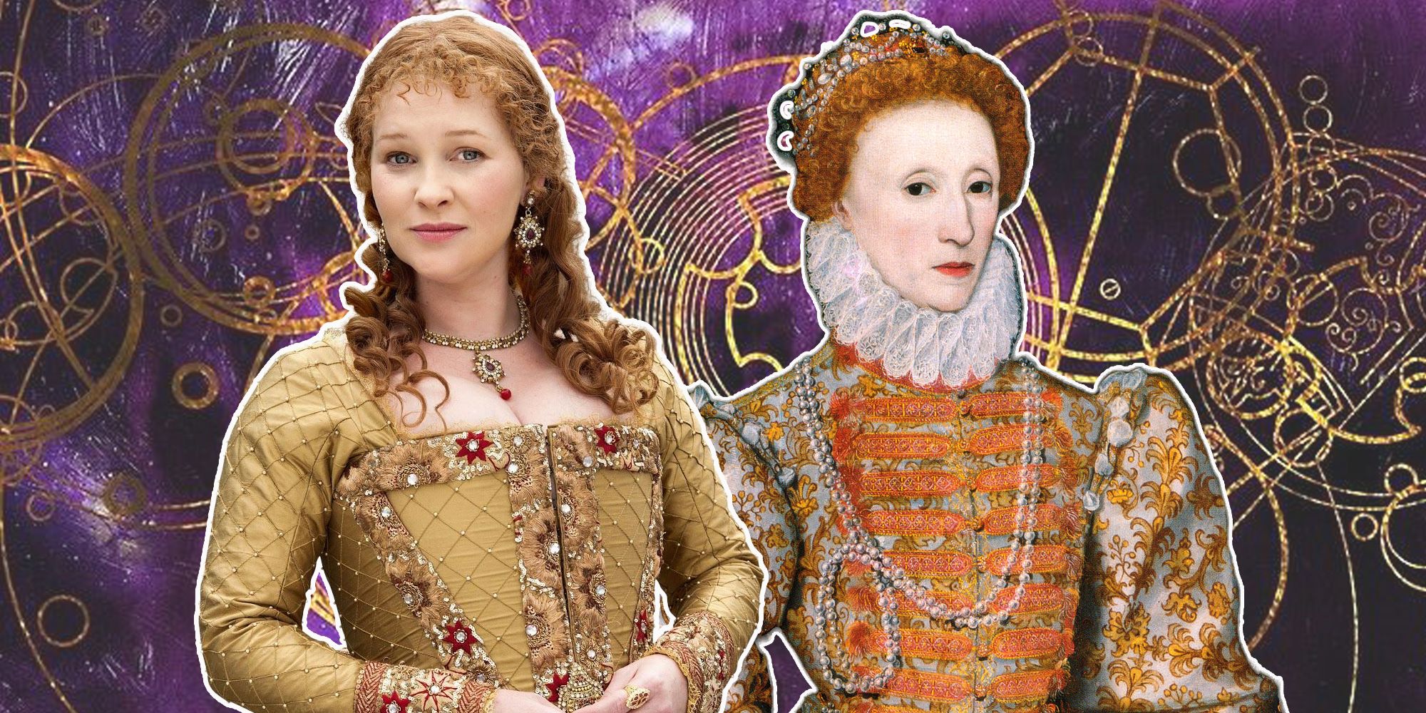 Queen Elizabeth I made two appearances in 'Doctor Who,' one elder (Angela Pleasance) and one younger (Joanna Page)