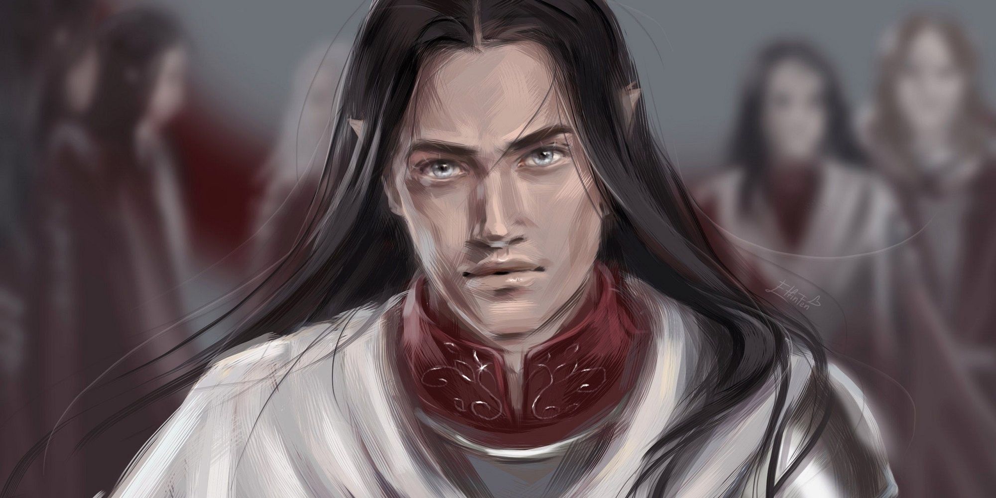 Fan art of the character, Feanor, by elfenfen.