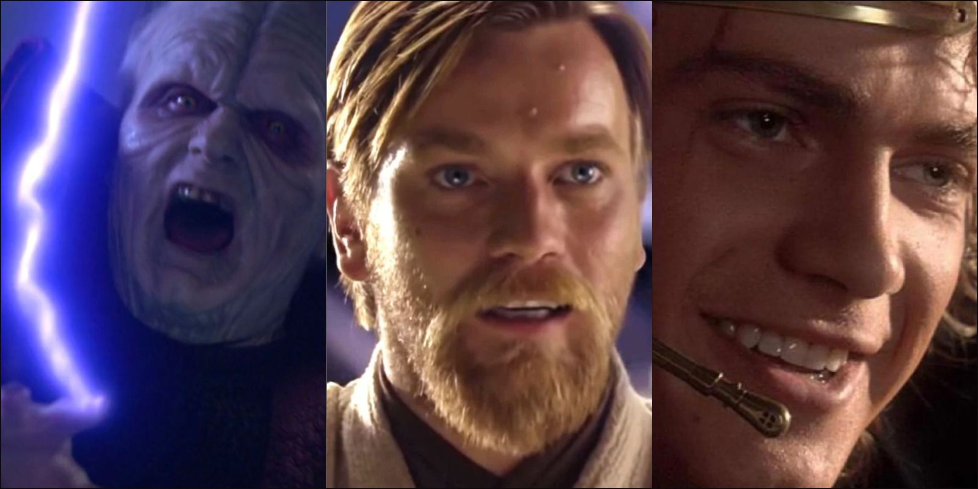 Palpatine + Obi-Wan + Anakin 