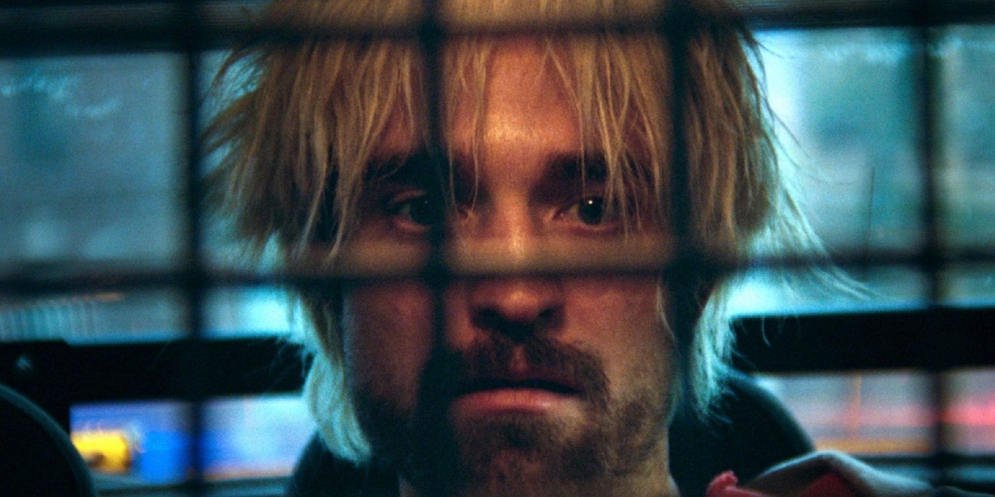 Connie in the back of the police car at the end of Good Time.
