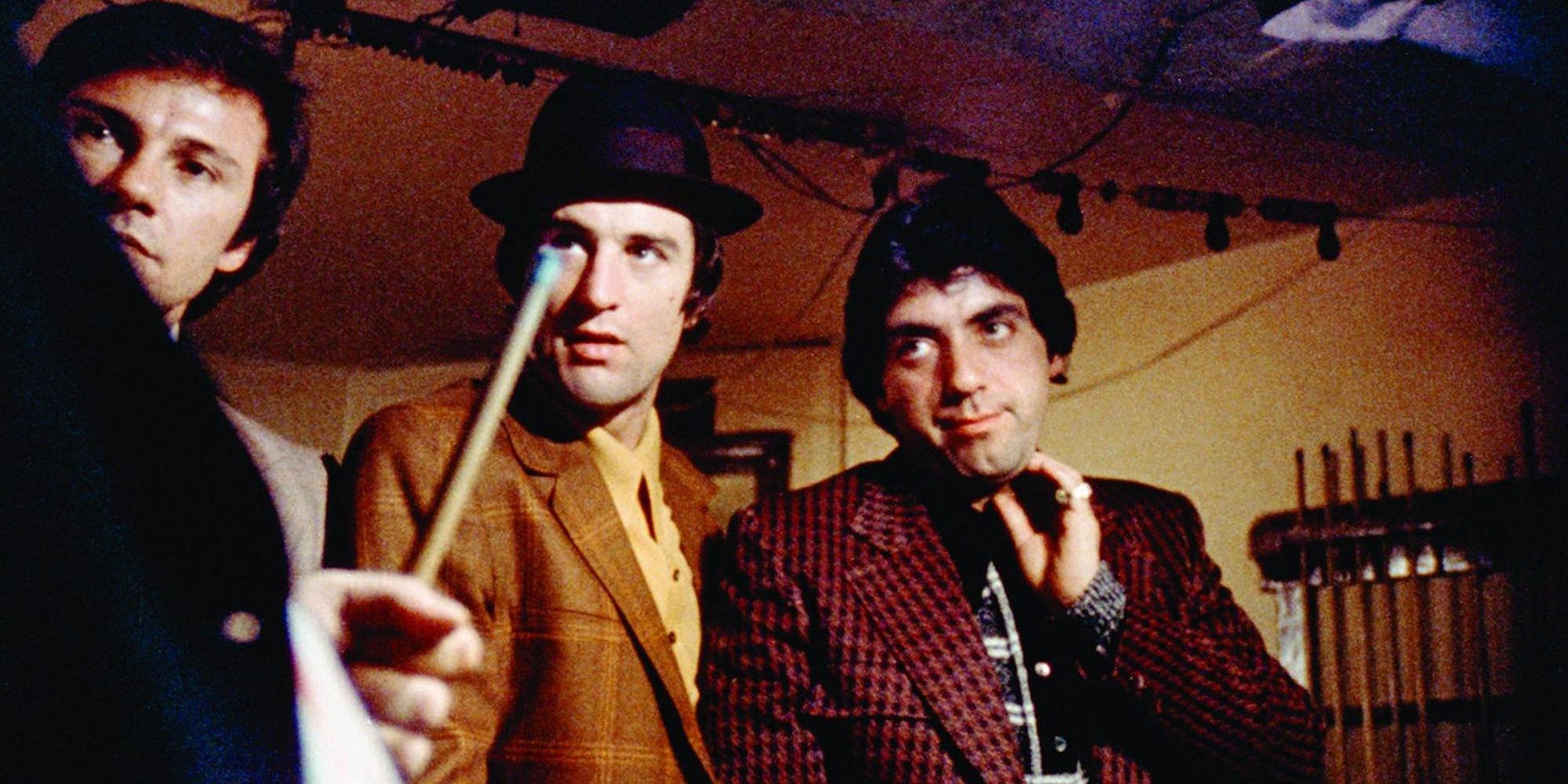 Harvey Keitel, Robert De Niro, and David Proval in Mean Streets