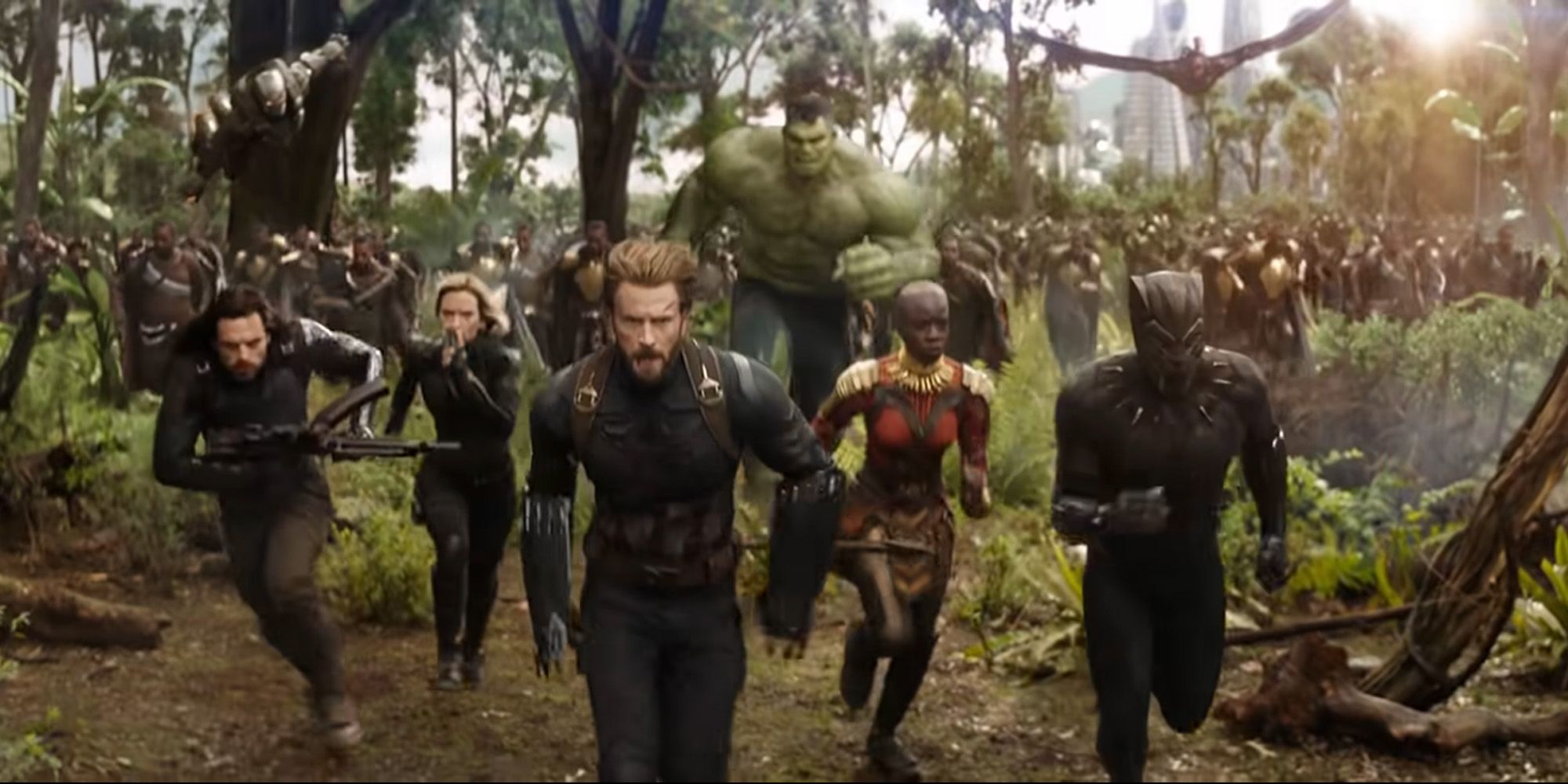 The Avengers menyerang dalam pertempuran di Avengers: Infinity War