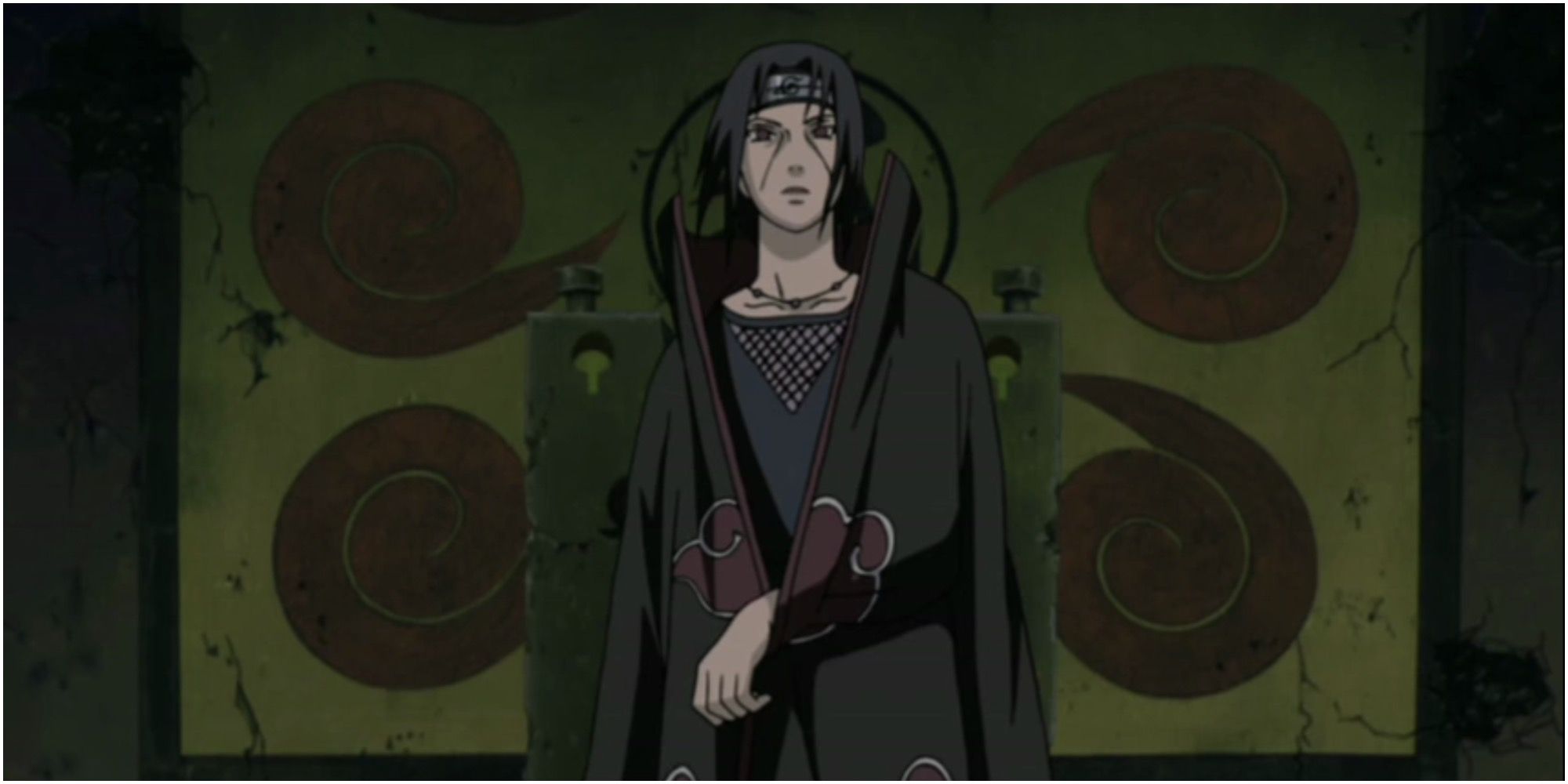 Itachi Uchiha from Naruto in his Akatsuki cape