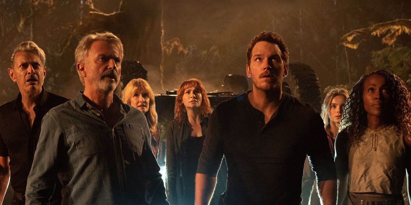 The cast of Jurassic World Dominion