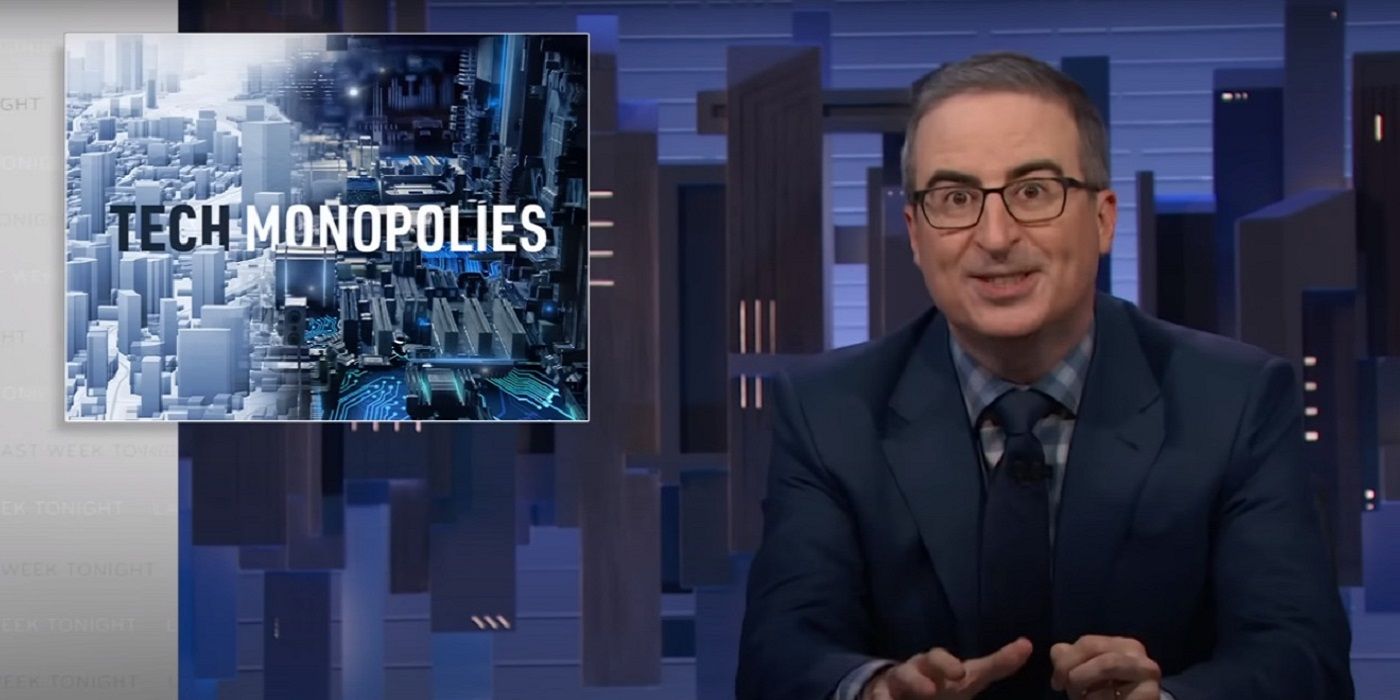 Last Week Tonight With John Oliver Tackles Tech Monopolies in New Episode
