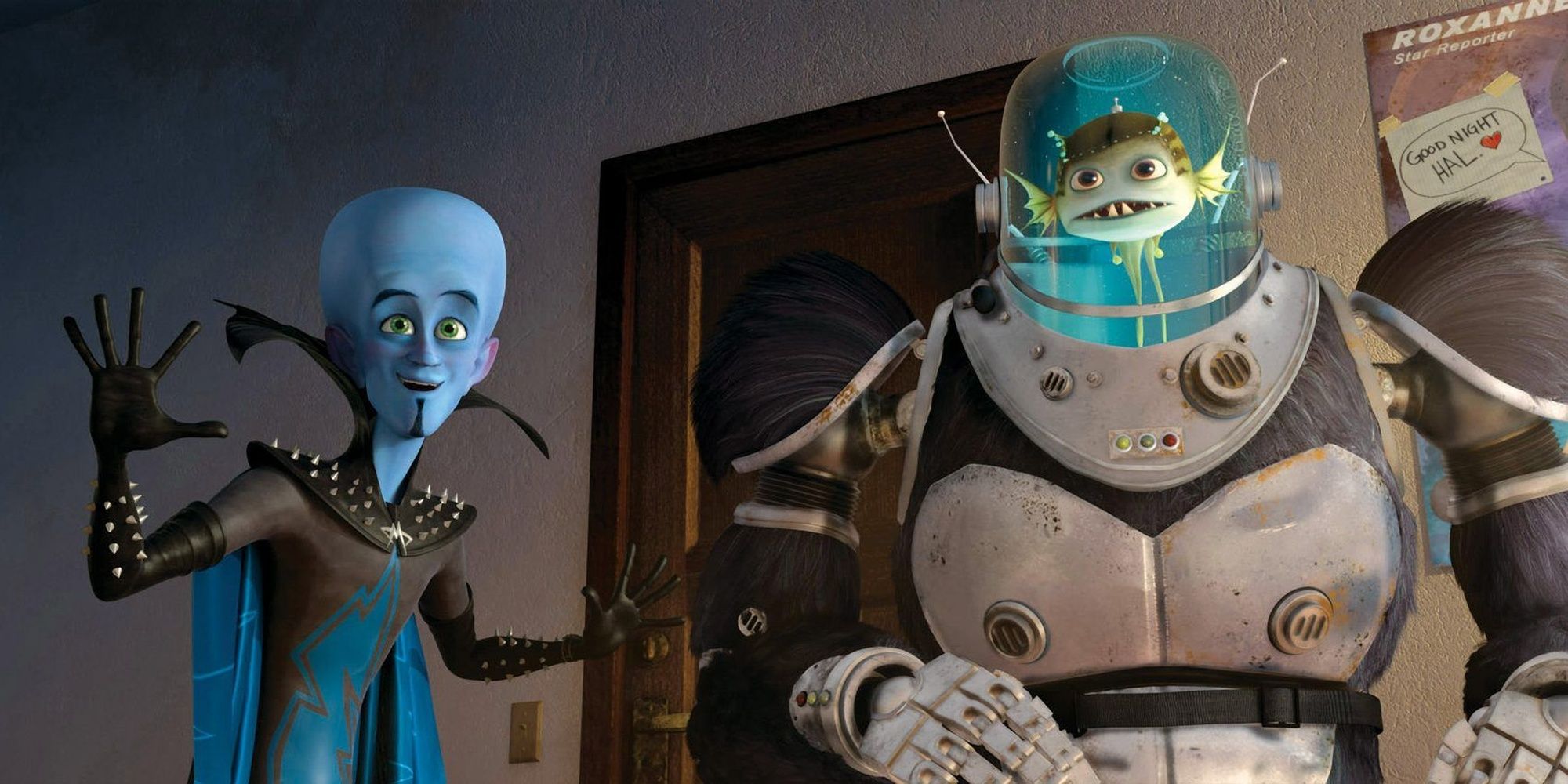 Megamind and Minion in Hal Stewart's apartment