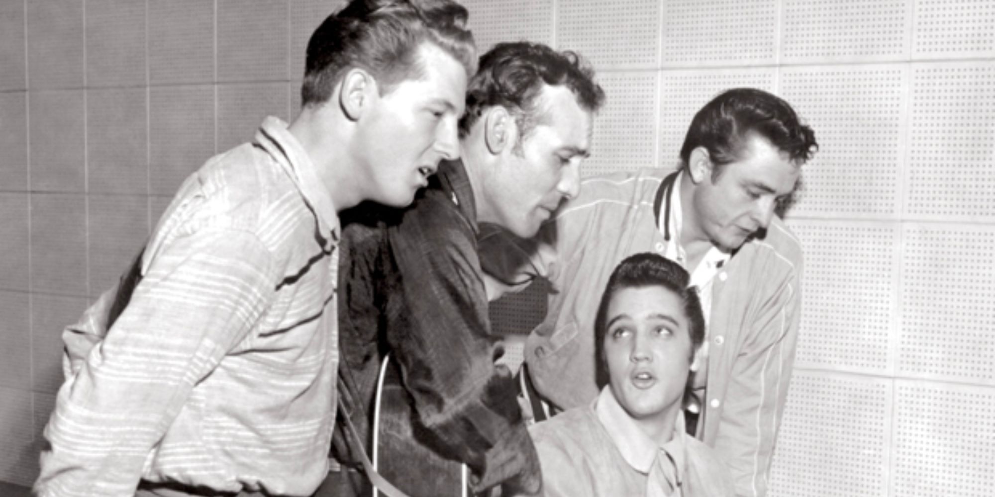 Million Dollar Quartet - Carl Perkins, Jerry Lee Lewis, Elvis Presley and Johnny Cash